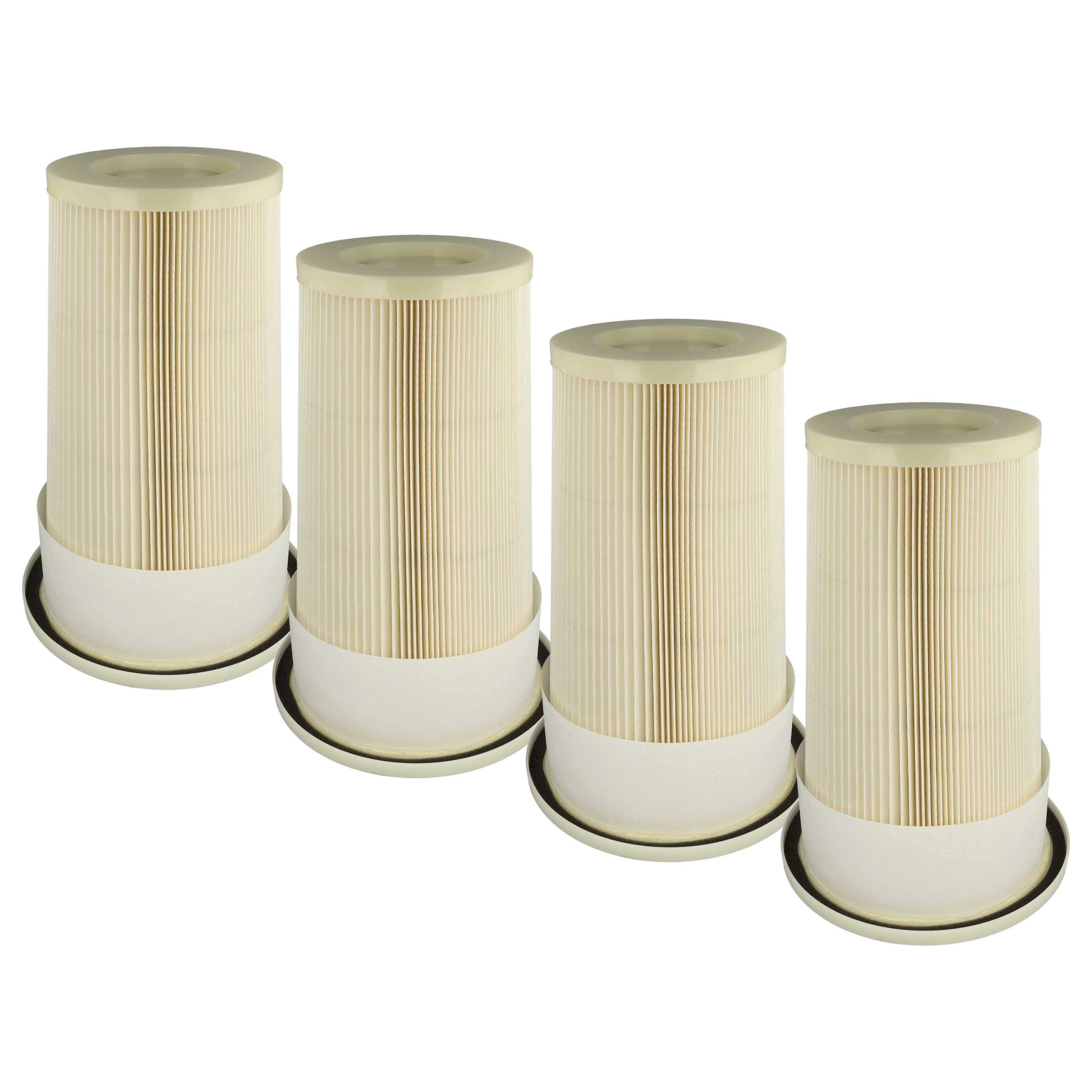 4x fine filter replaces Dustcontrol 42029 for Dustcontrol Vacuum Cleaner, white