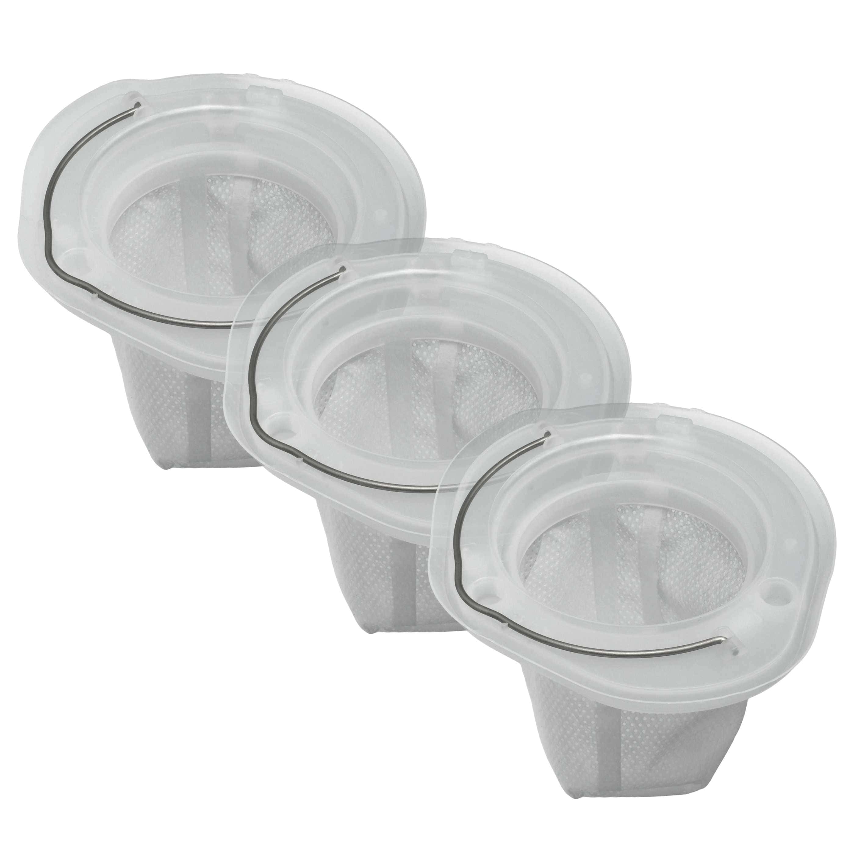 3x Filterfilter replaces Black & Decker N566706, VBFE10 for Black & Decker Vacuum Cleaner