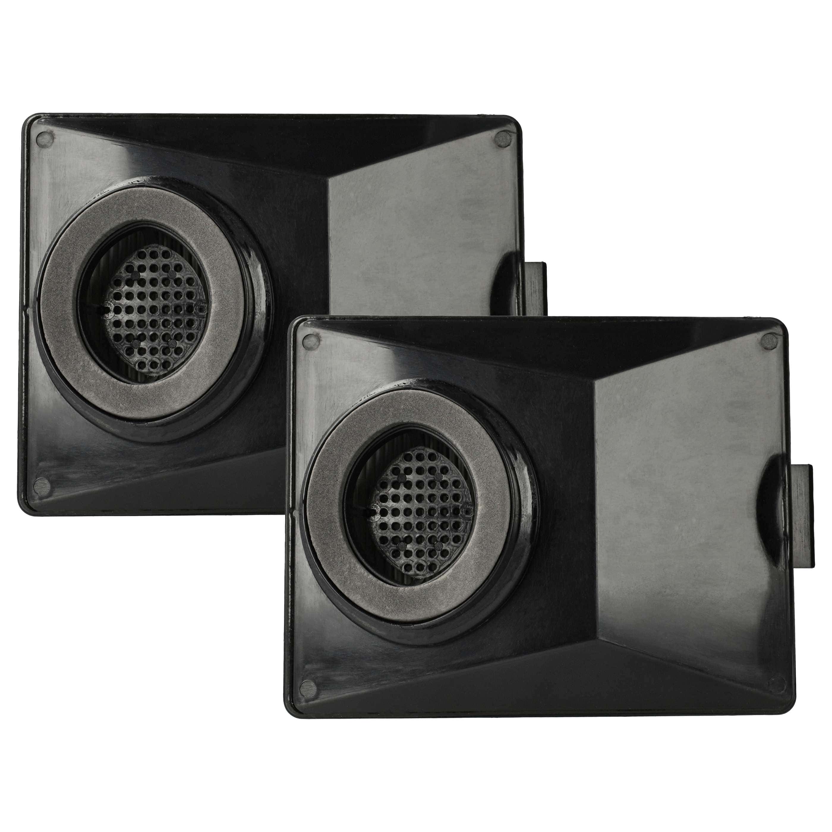 2x Filterfilter replaces Rainbow R12179, R12647B, 1000002 for Rainbow Vacuum Cleaner