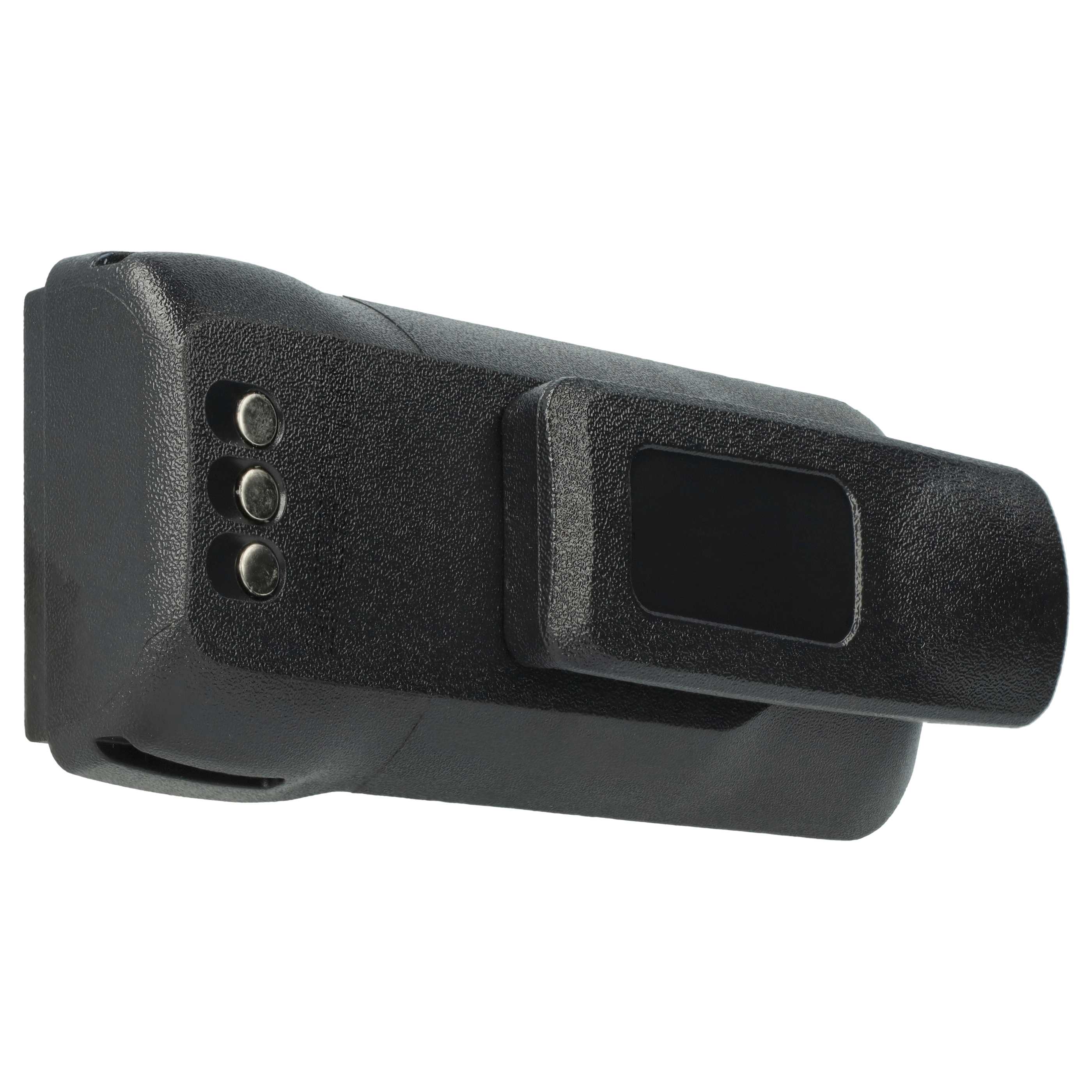 Radio 5x Battery replaces Motorola PMNN4600A, PMNN4598A - 2600 mAh 7.4 V Li-Ion + Belt Clip