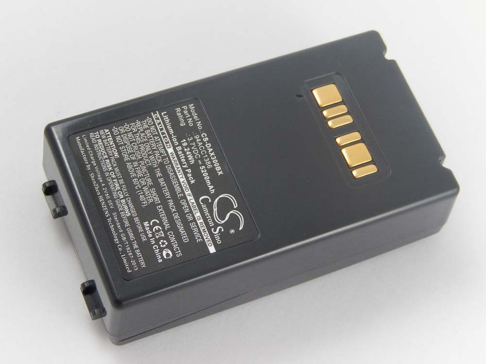 Batería reemplaza Datalogic 94ACC1386 para escáner de código de barras Datalogic - 5200 mAh 3,7 V Li-Ion