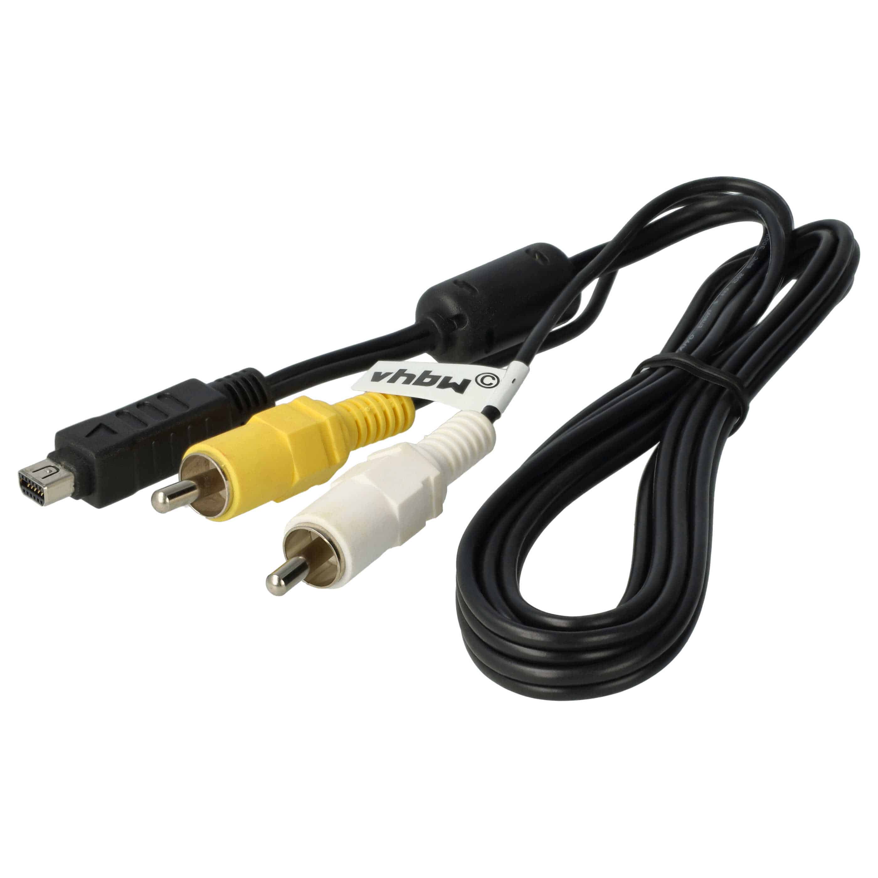 vhbw Audio Video Composite Kabel passend für Olympus C-170 Kamera, Digitalkamera - AV-Kabel