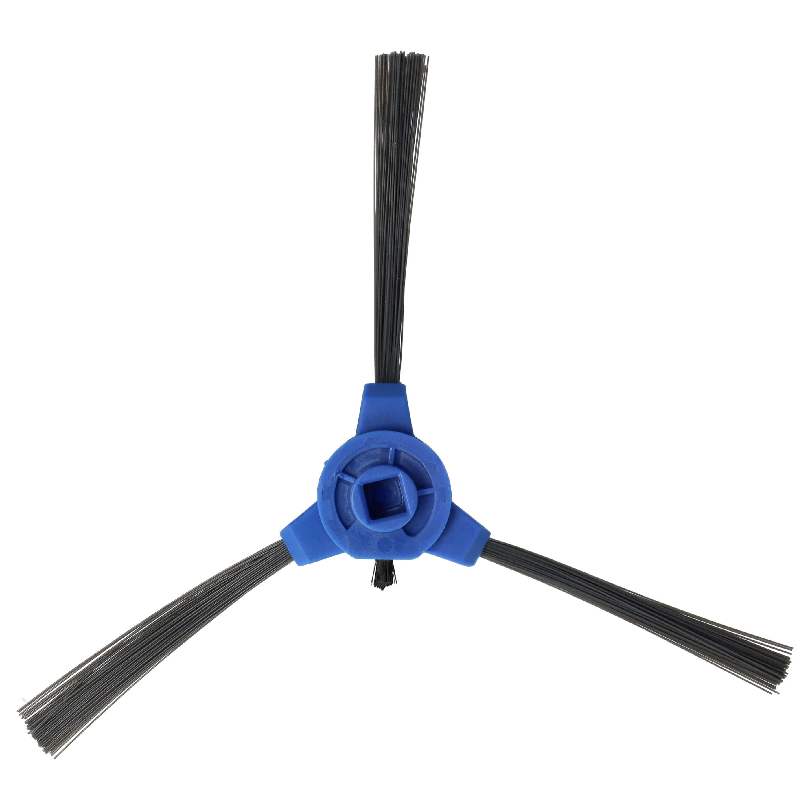 10x Side Brush suitable for Proscenic Proscenic 850t, 850 Robot Vacuum Cleaner - 3-armed, black, blue