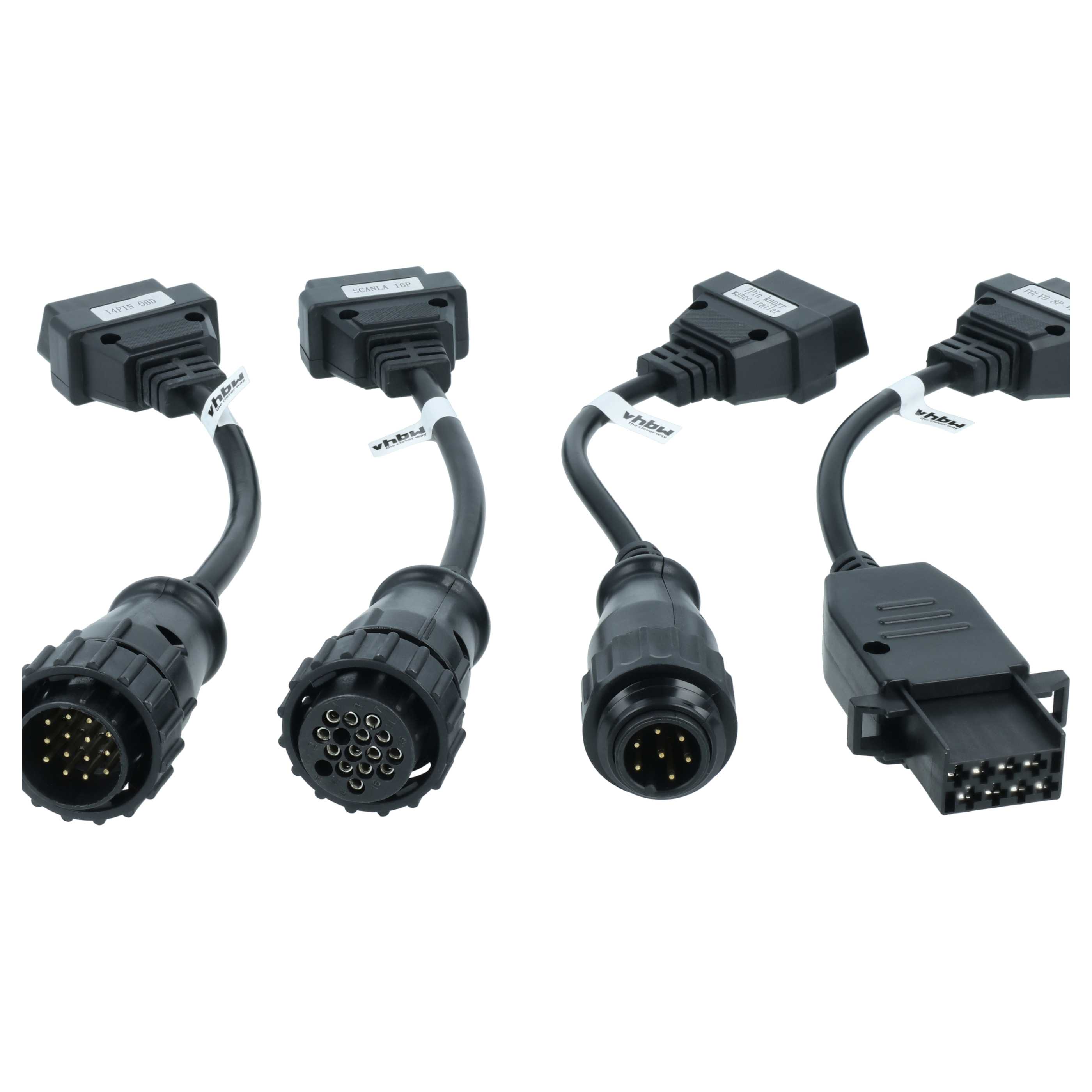 8x Lot d'adaptateurs (kit) OBD1 vers OBD2 pour camion Renault
