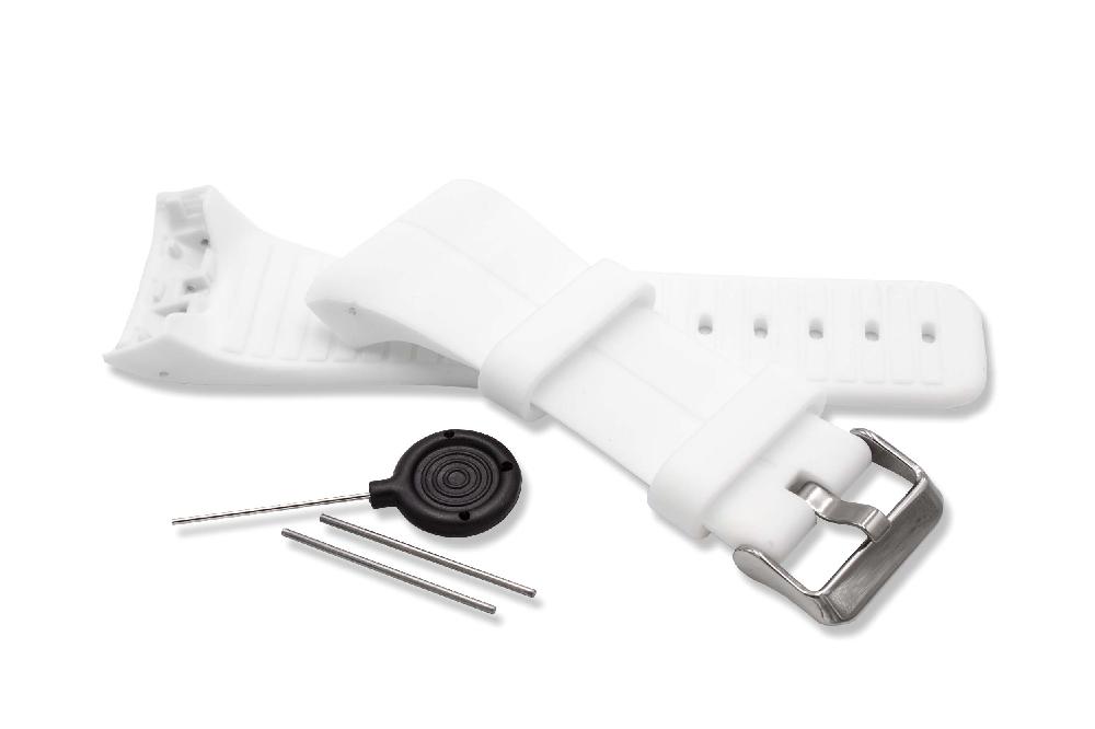 Armband für Polar Smartwatch - 9,0cm + 12,2 cm lang, weiß
