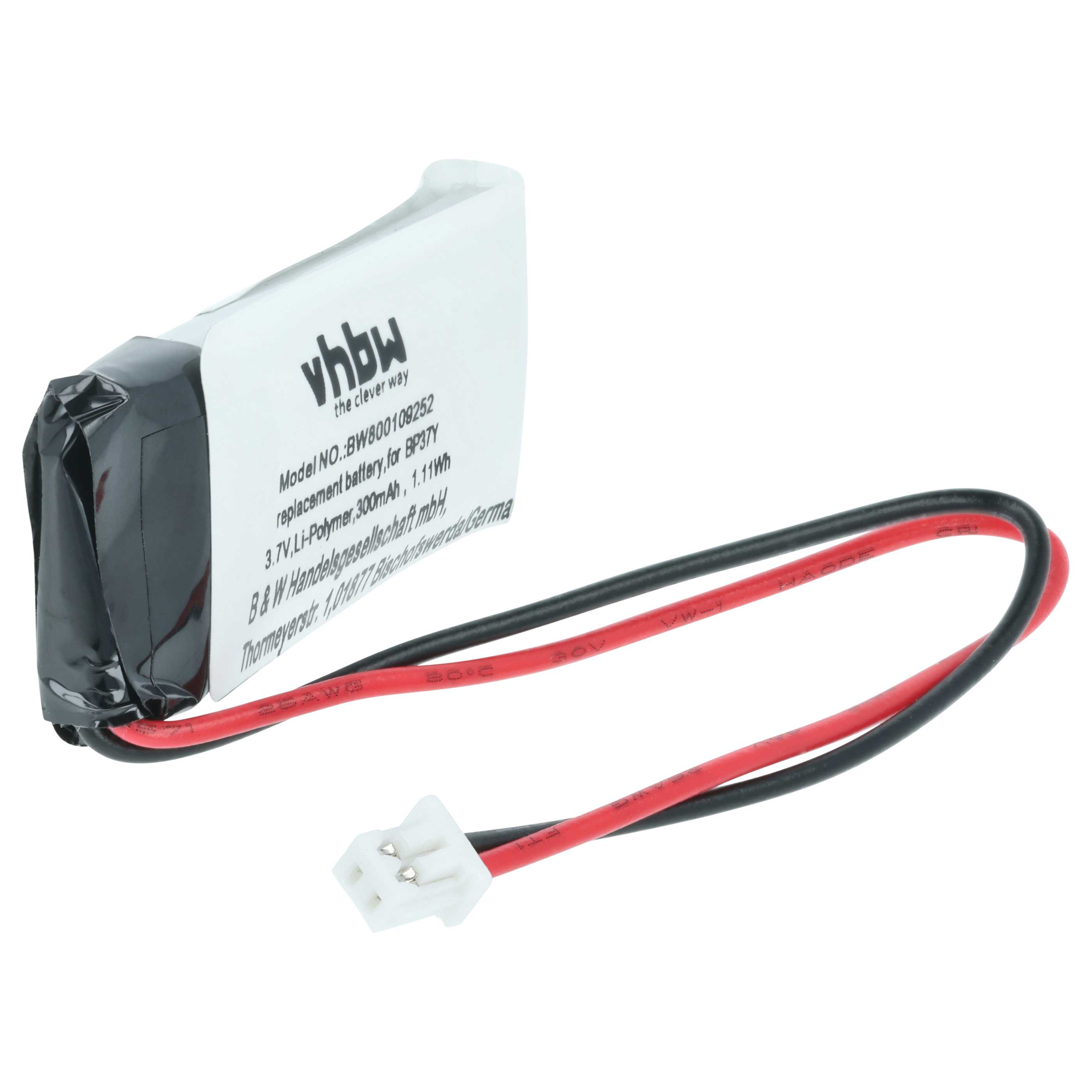 Dog Trainer Battery replaces BP37Y - 300 mAh 3.7 V Li-polymer