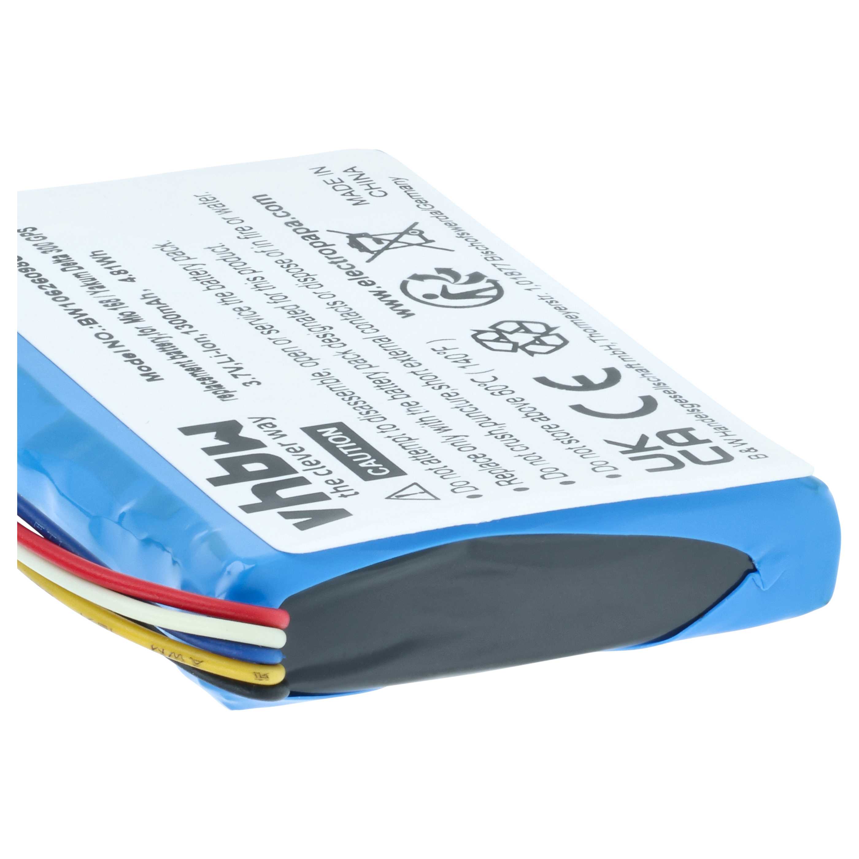 Akumulator do nawigacji GPS zamiennik Mitac Mio E3MIO2135211 - 1300 mAh 3,7 V Li-Ion