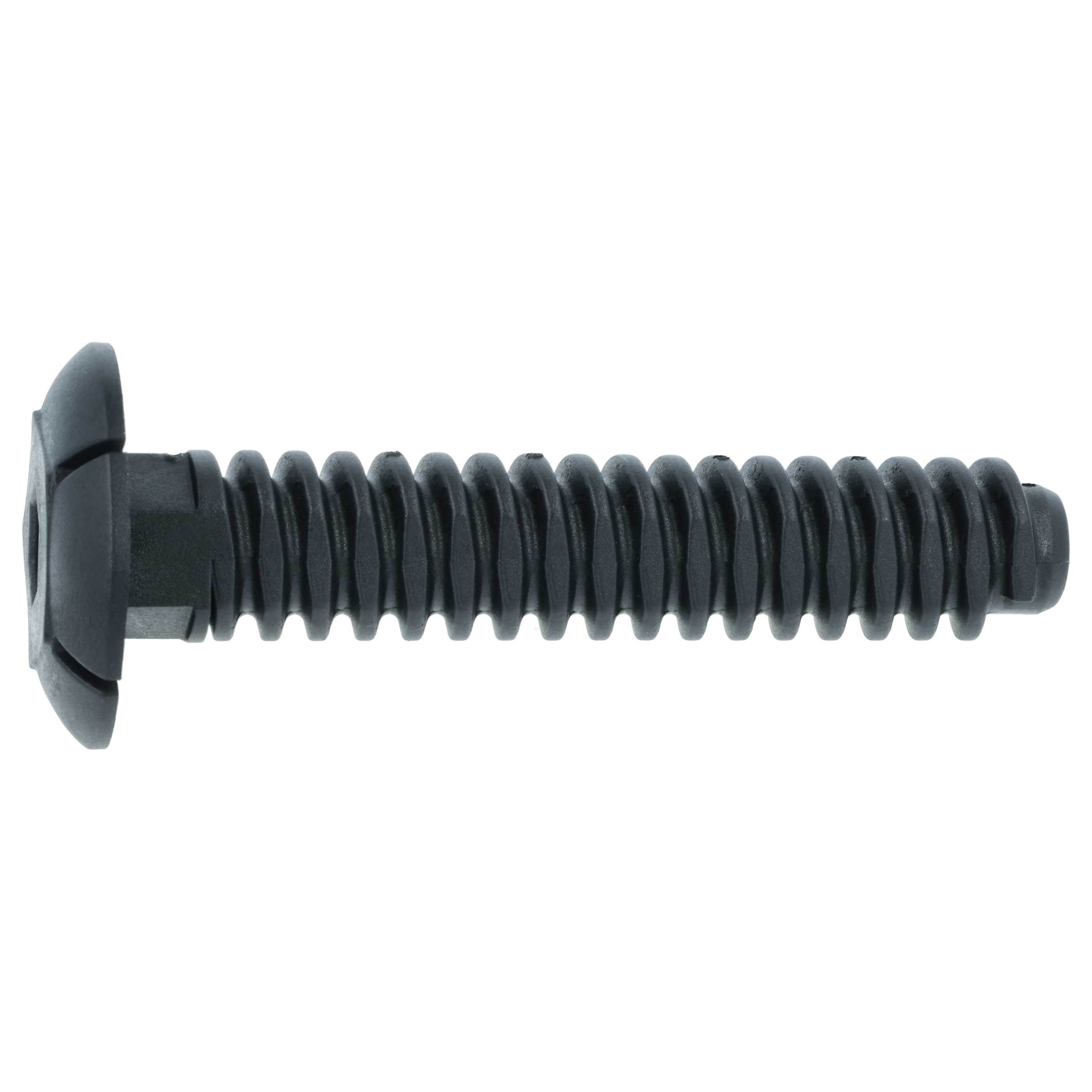 Adjustable Foot replaces Ariston C00340804 for Dishwasher - 11 cm, Black