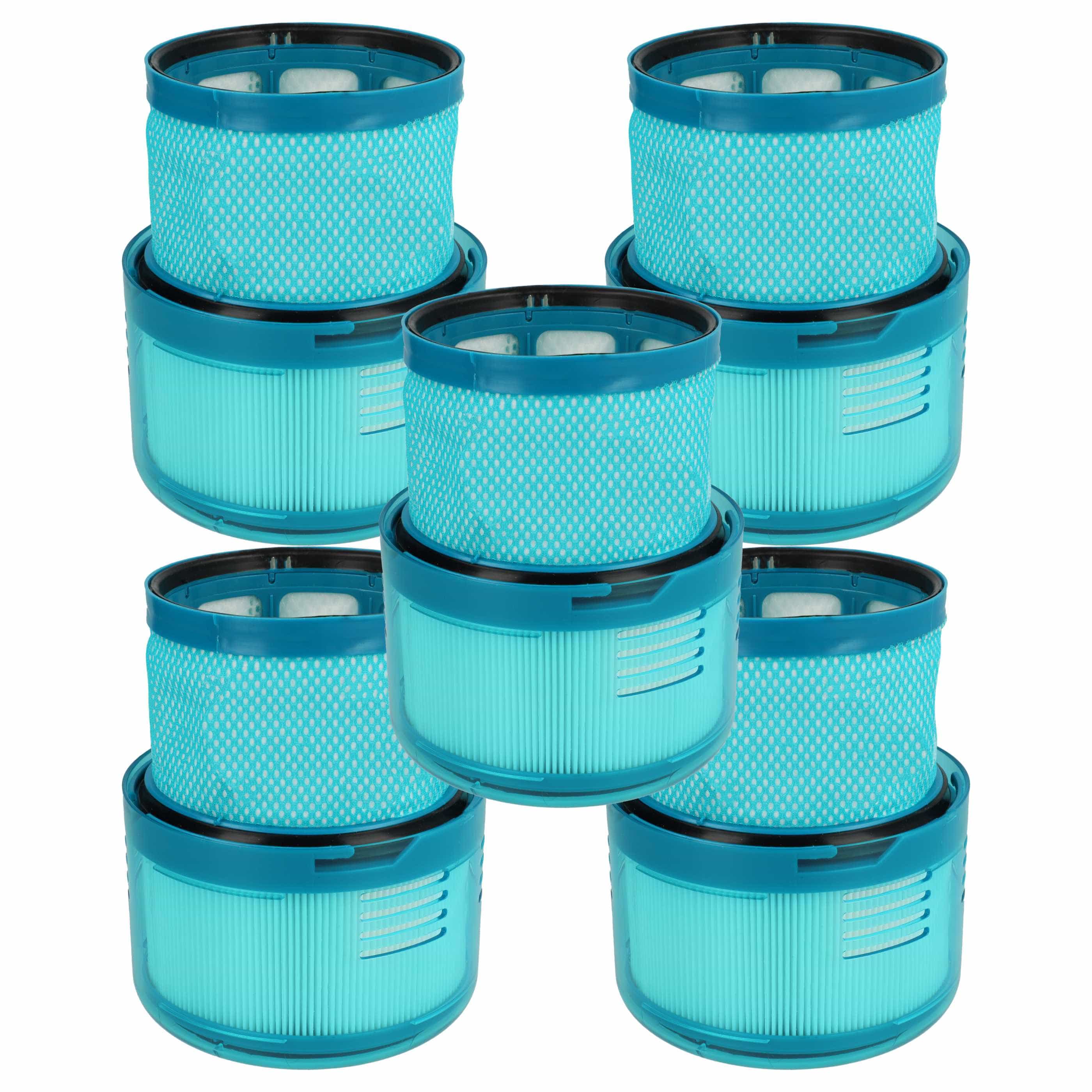 5x Filtre remplace Dyson 972352-01 pour aspirateur - filtre d'échappement H12