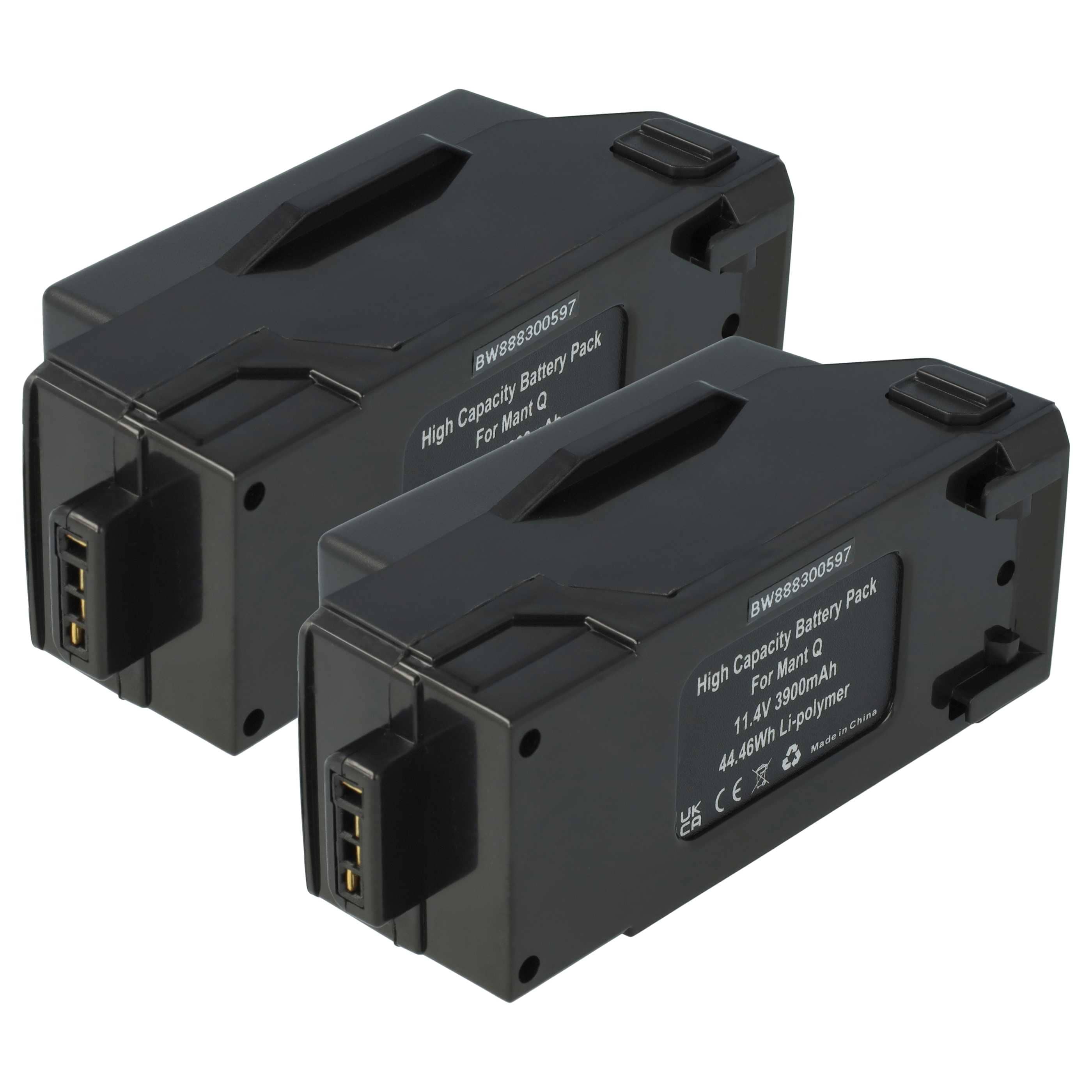 2x Batteries remplace Yuneec YUNMGB3S2800, YUNMQB3S2800 pour drone Yuneec- 2800mAh 11,4V Li-polymère