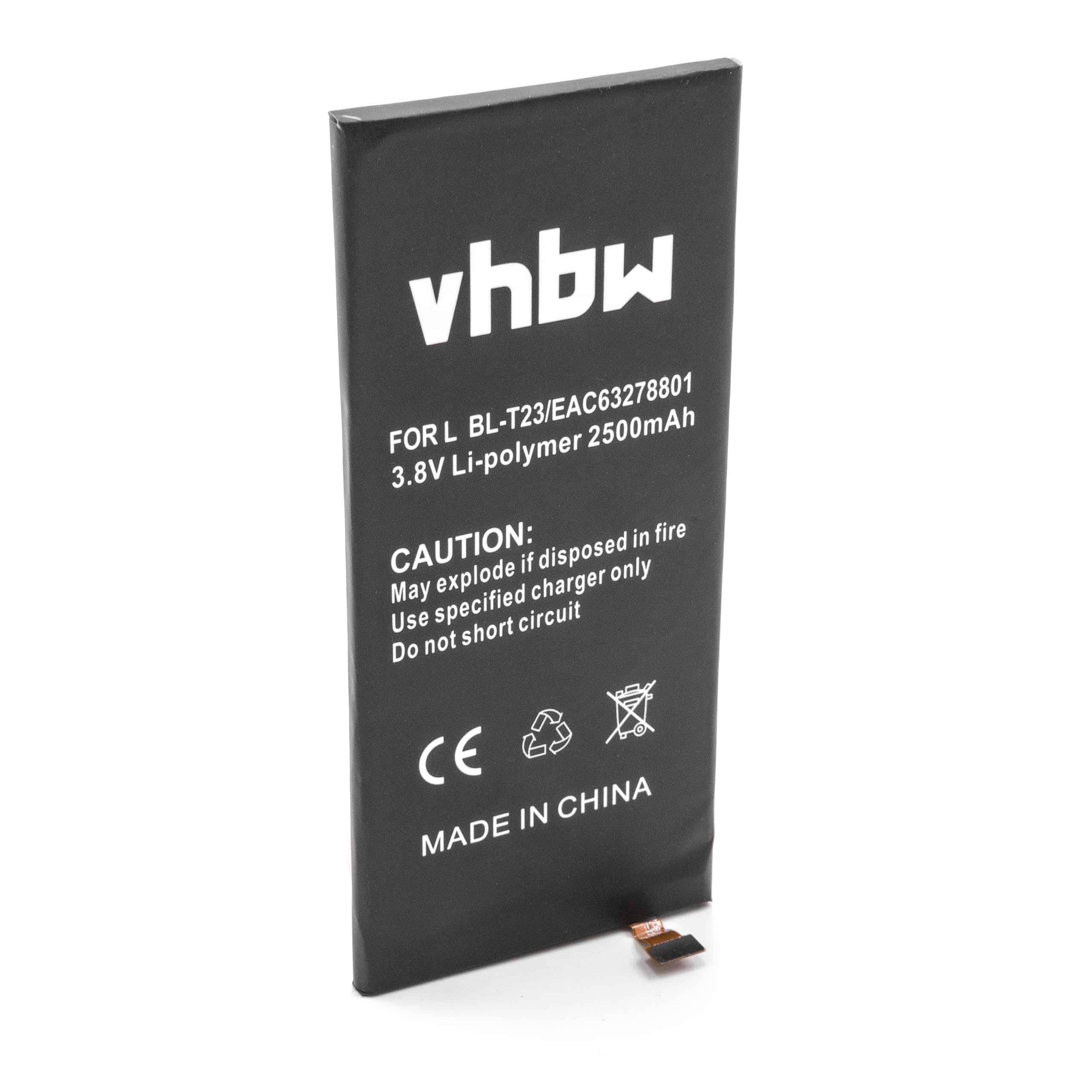 Batteria sostituisce LG BL-T23, EAC63278801 per cellulare - 2500mAh 3,85V Li-Poly