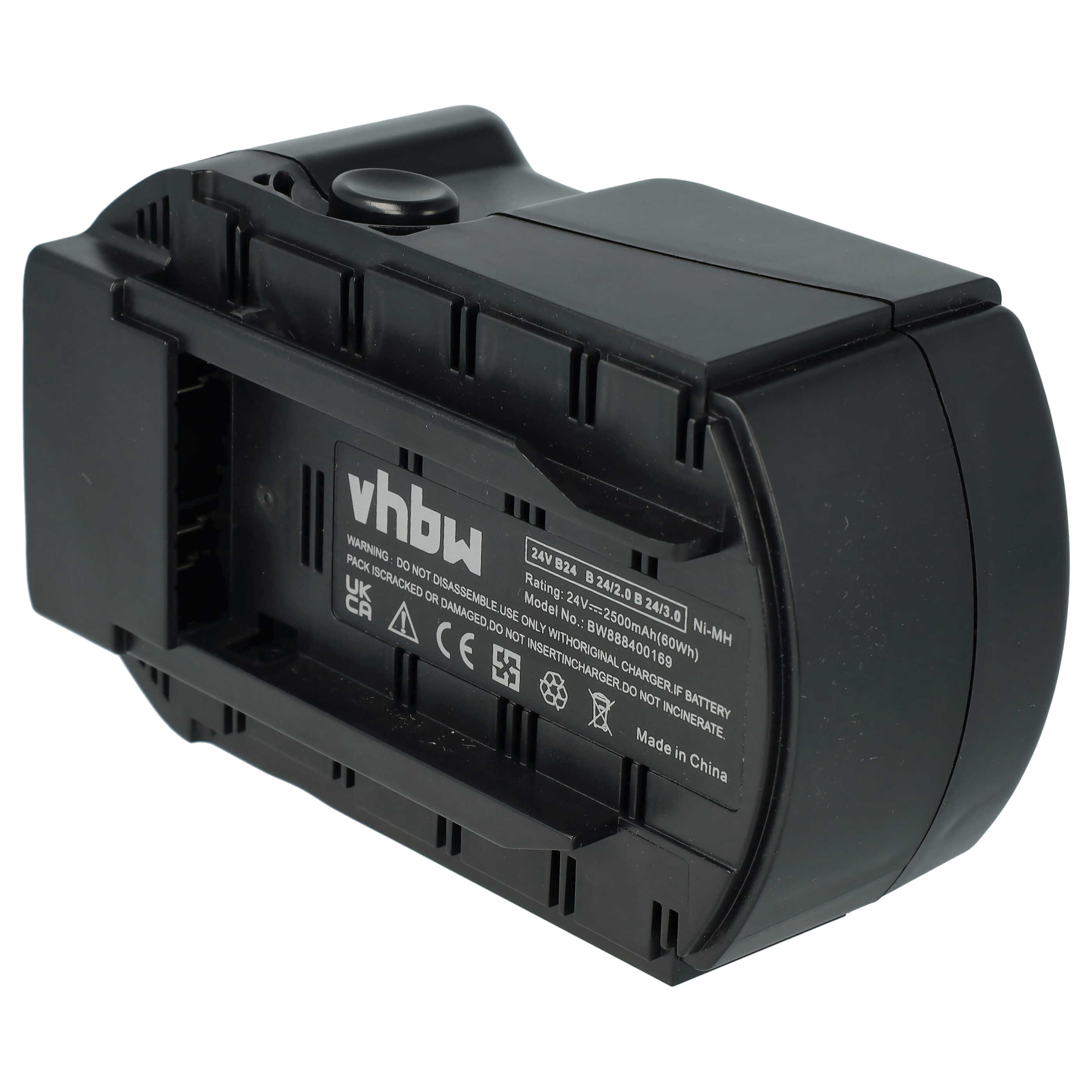 Batería reemplaza Hilti B24/3.0, B24/2.0, B24 para herramienta - 2500 mAh, 24 V, NiMH