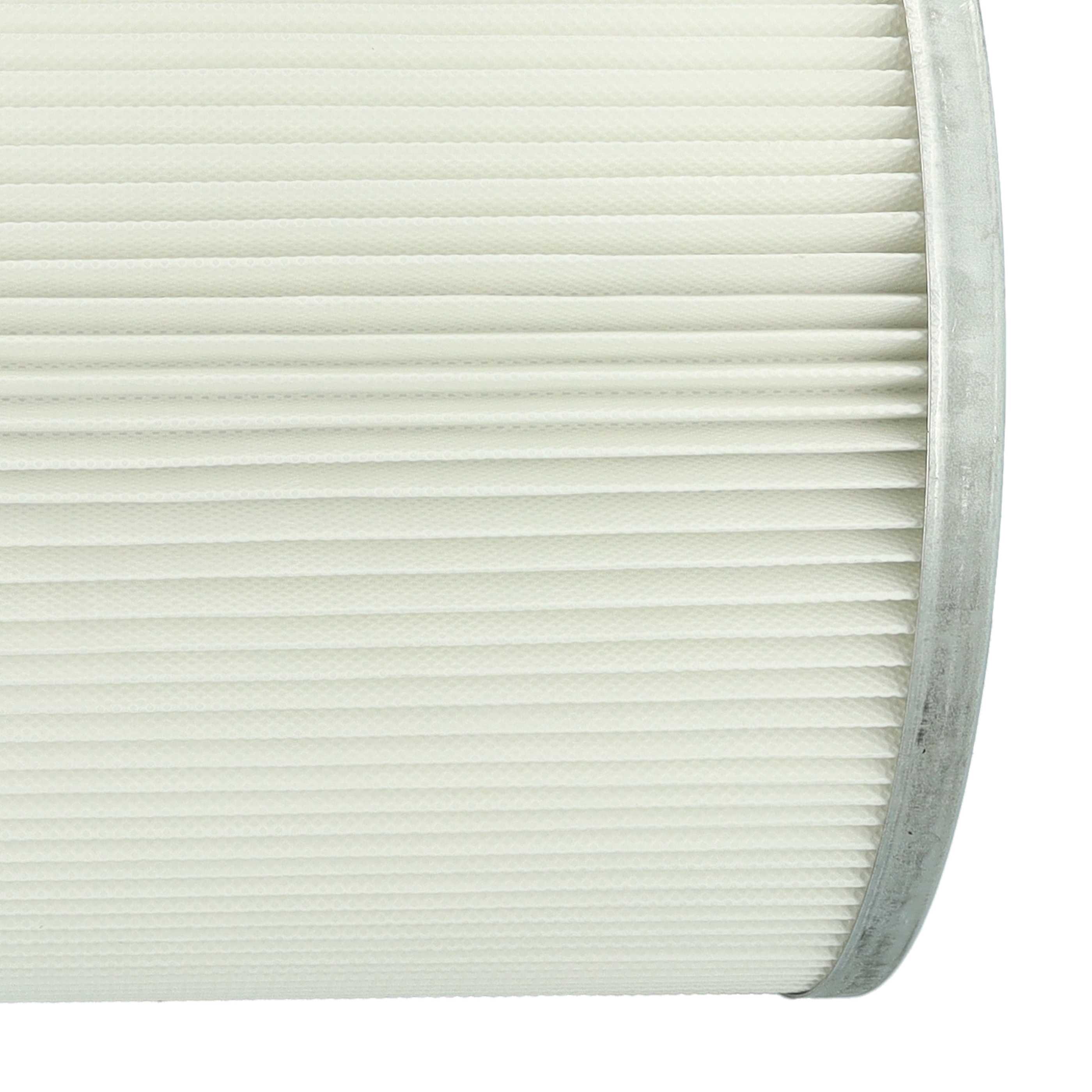 3x cartridge filter replaces Bosch 2607432008 for Bosch Vacuum Cleaner, white / silver / blue