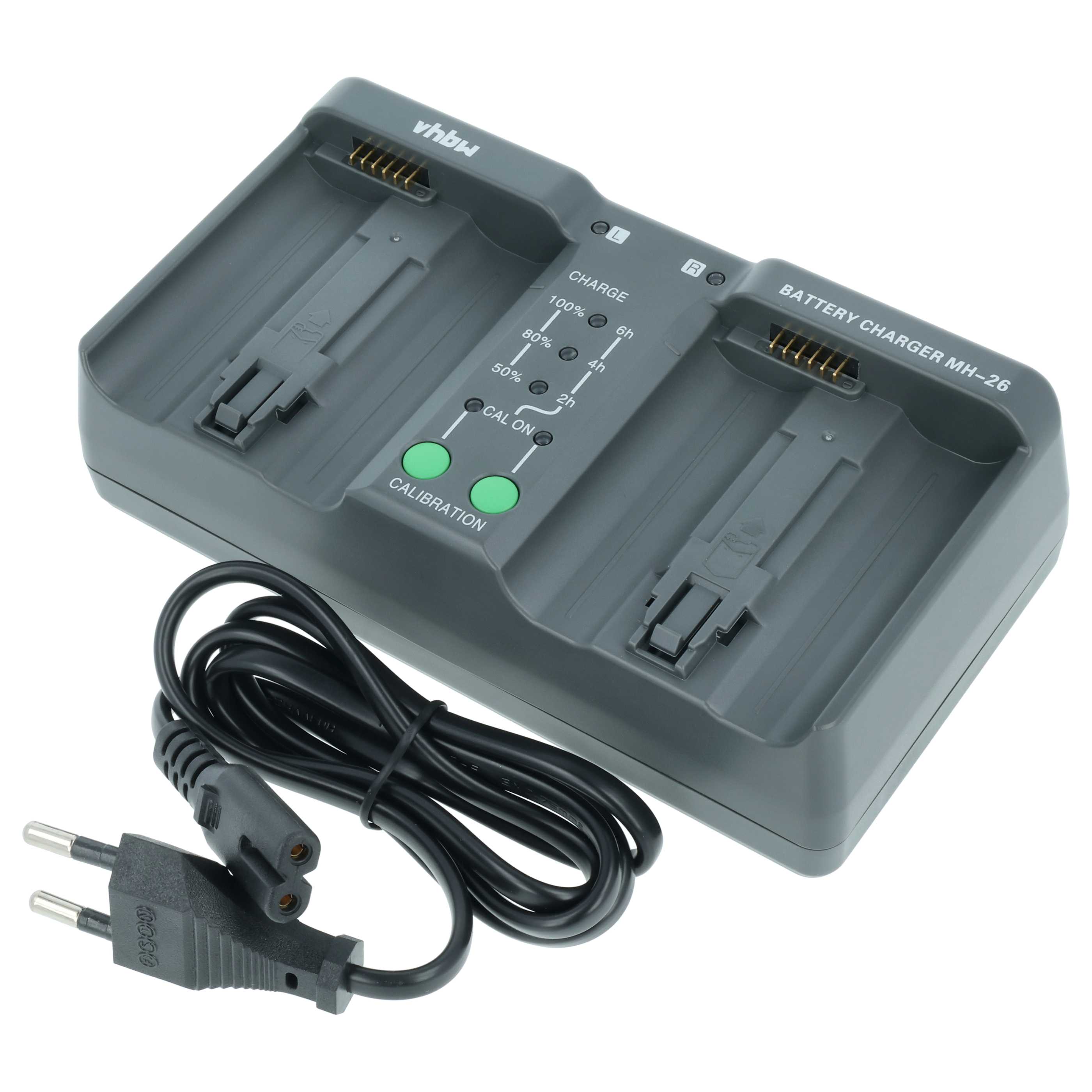 Battery Charger replaces Nikon MH-26 for Nikon Digital Camera - 1.2 A