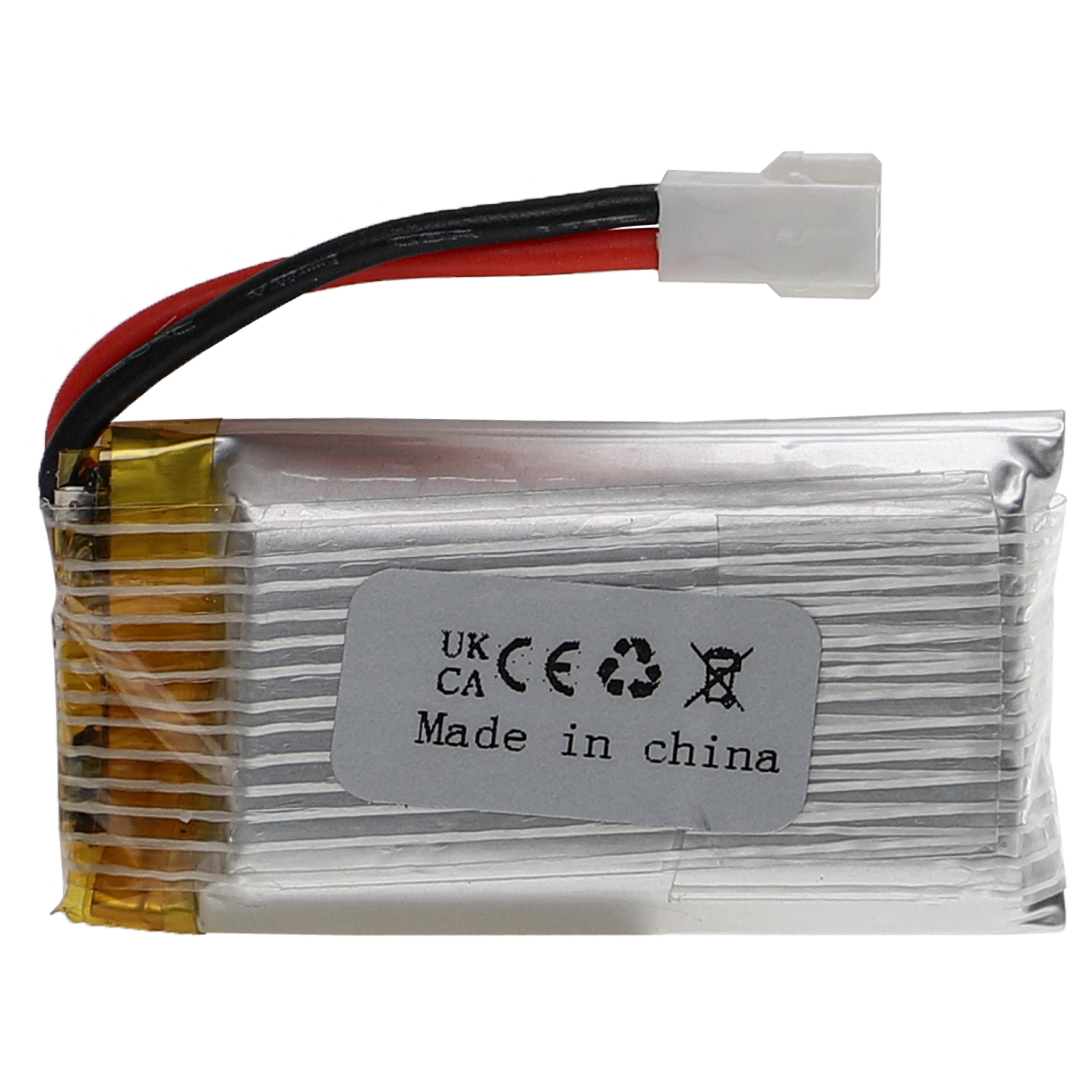 Batteria per modellini RC - 550mAh 3,7V Li-Poly, XH 2.54 2P