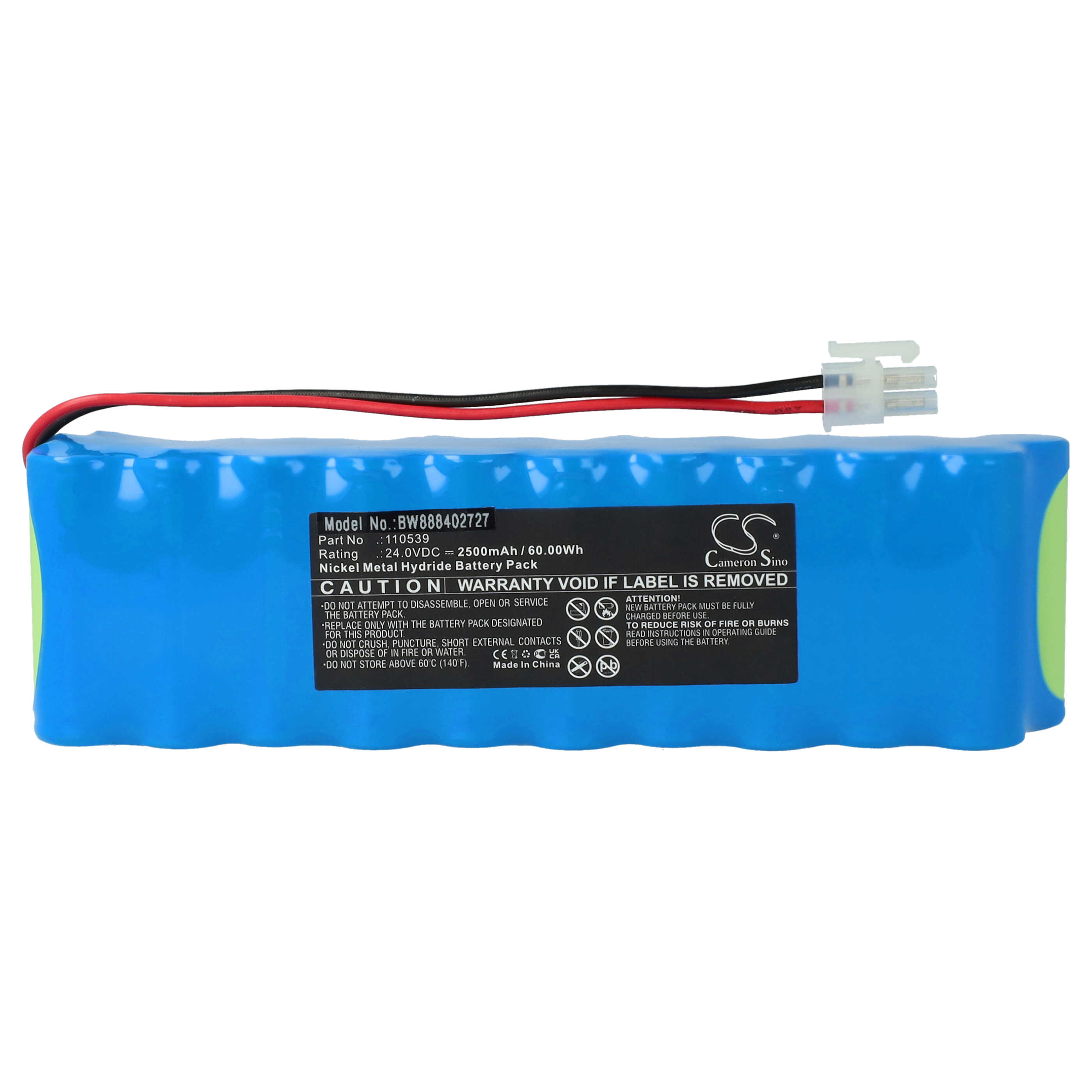 Medical Equipment Battery Replacement for Hillrom 110539 - 2500mAh 24V NiMH