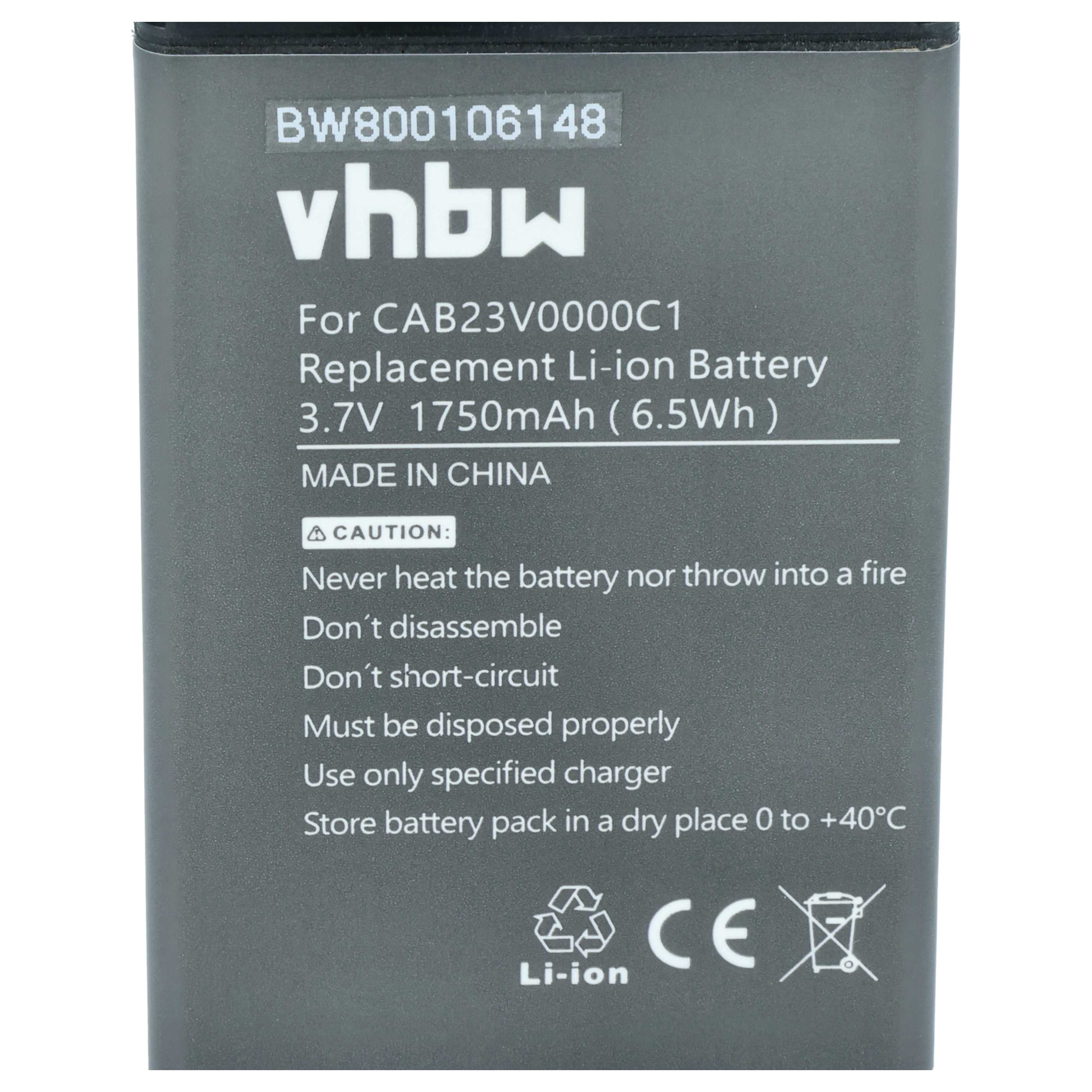 Router-Akku als Ersatz für Alcatel CAB23V0000C1 für Alcatel - 1750mAh 3,7V Li-Ion