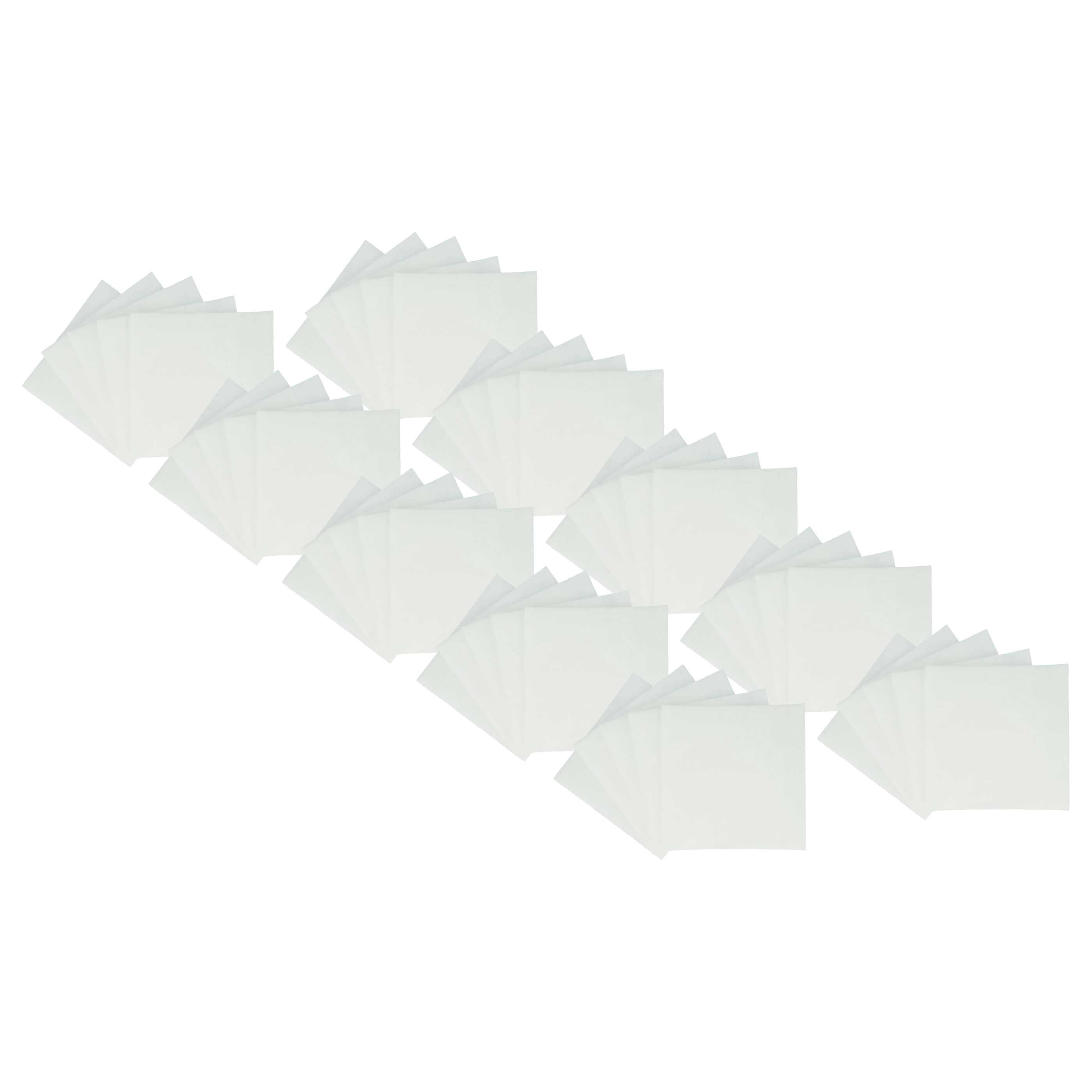 50x Filter als Ersatz für Lunos 034185, 2/FSA für Lunos Lüfter - Filterklasse G2, weiß