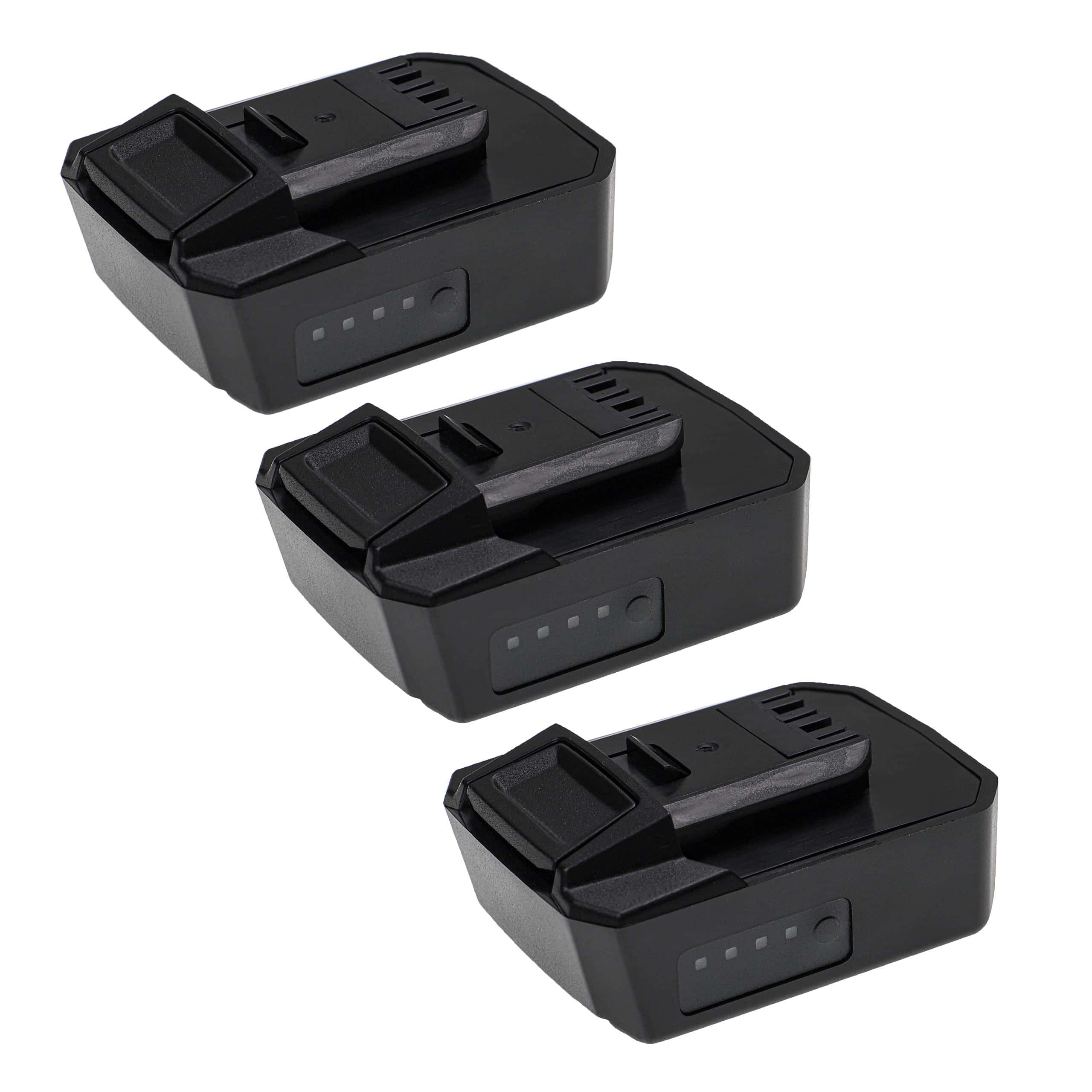 3x Battery replaces Hilti B 12/4.0, B 12/2.6 Electric Power Tool - 2500 mAh, 10.8 V, Li-Ion