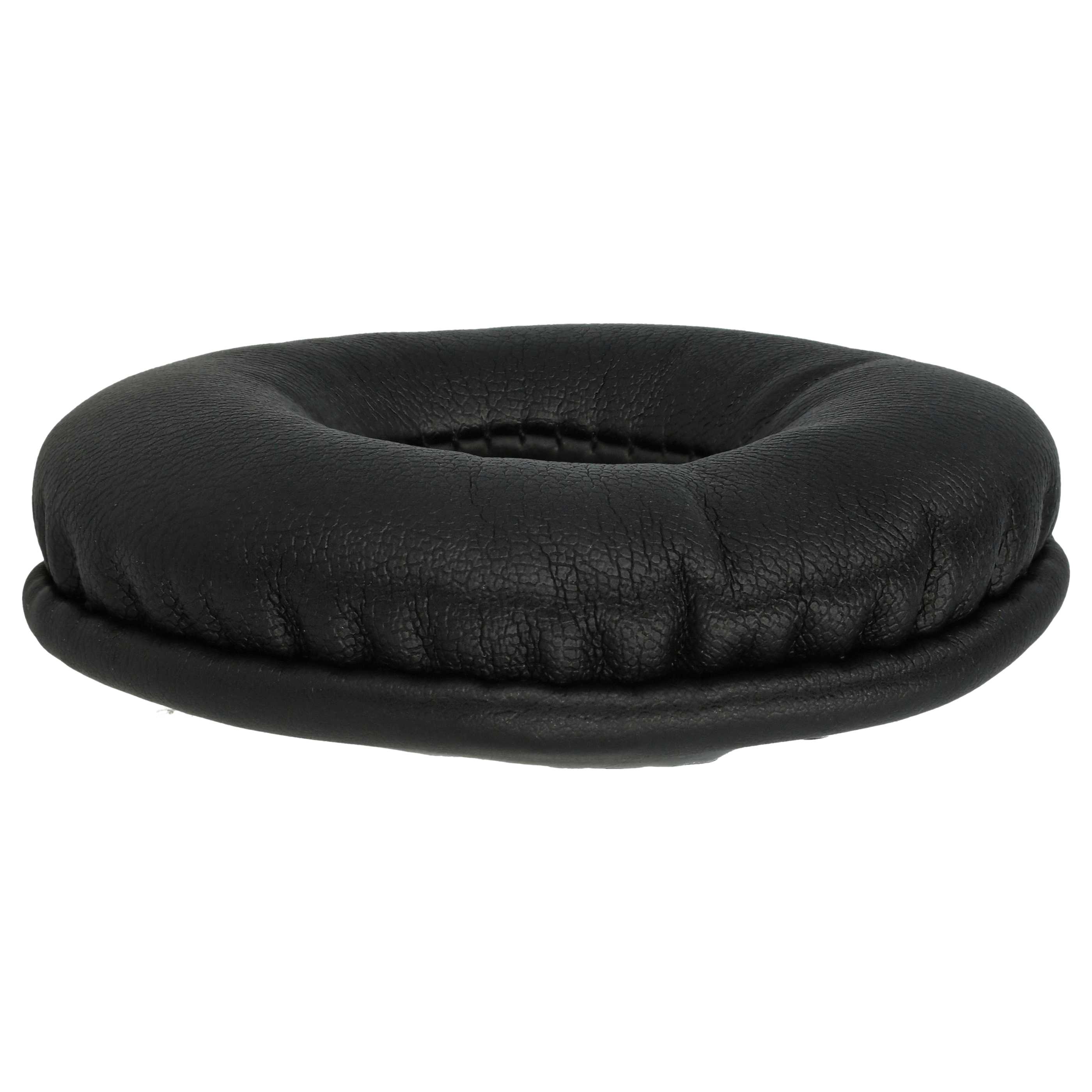 2x Ear Pads suitable for Sony V150 Headphones etc. - foam / synthetic leather, 6.8 cm External Diameter