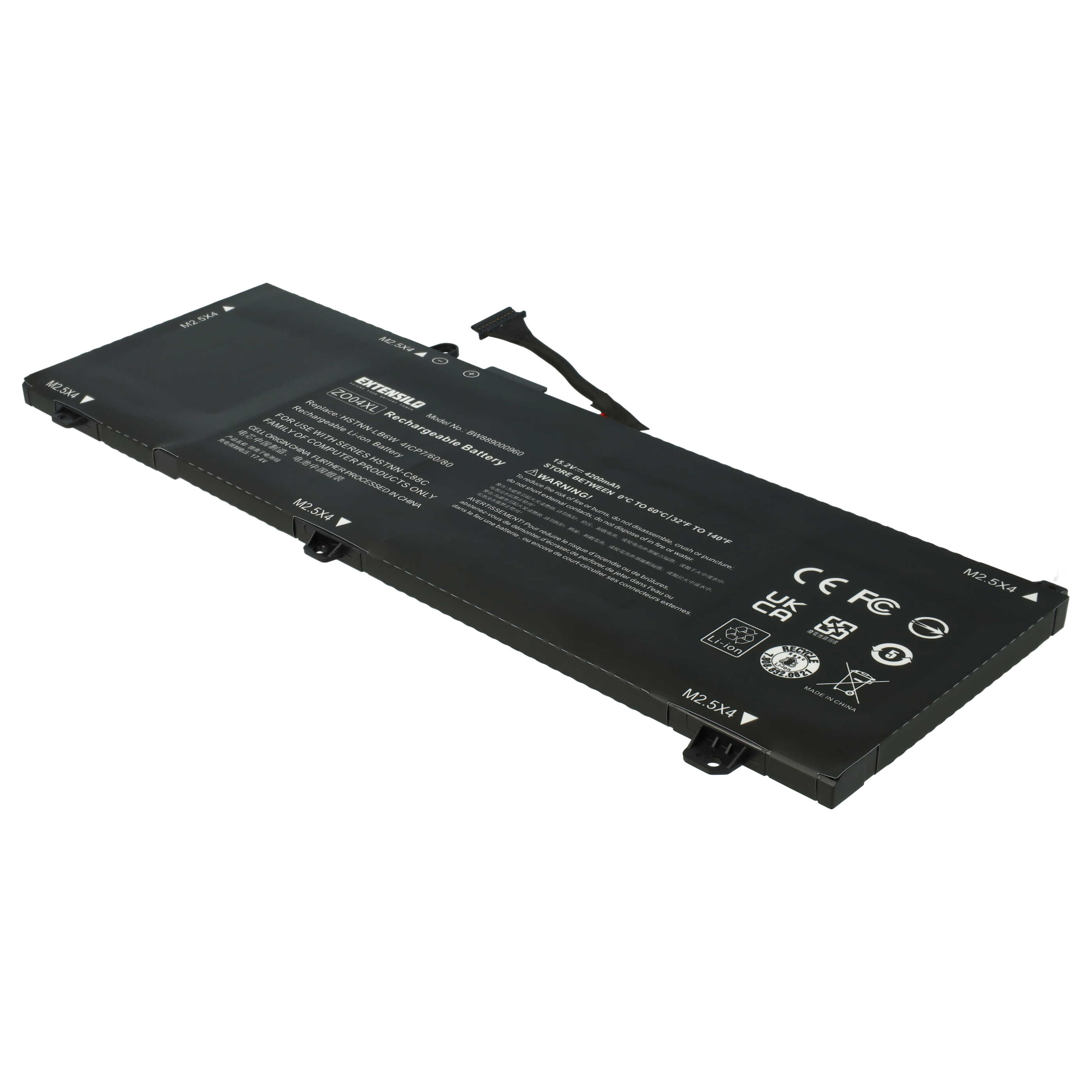 Akumulator do laptopa zamiennik HP HSTNN-LB6W, HSTNN-C88C, 808450-001, 808396-421 - 4200 mAh 15,2 V Li-Ion