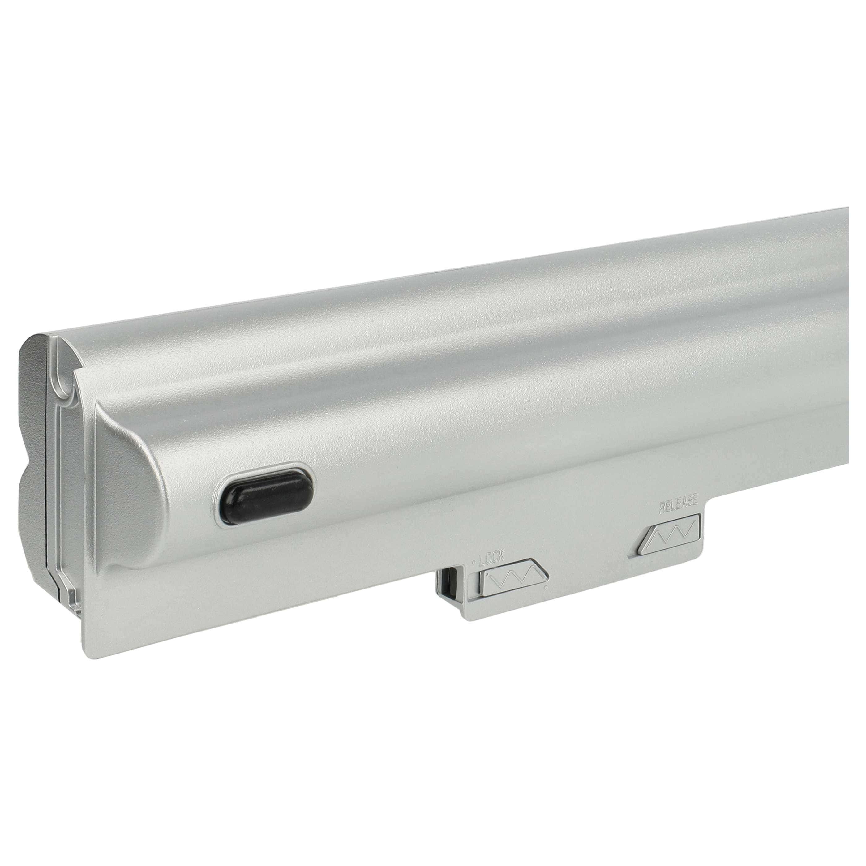 Akumulator do laptopa zamiennik Sony VGP-BPS13, VGP-BPL21, VGP-BPL13 - 6600 mAh 11,1 V Li-Ion, srebrny