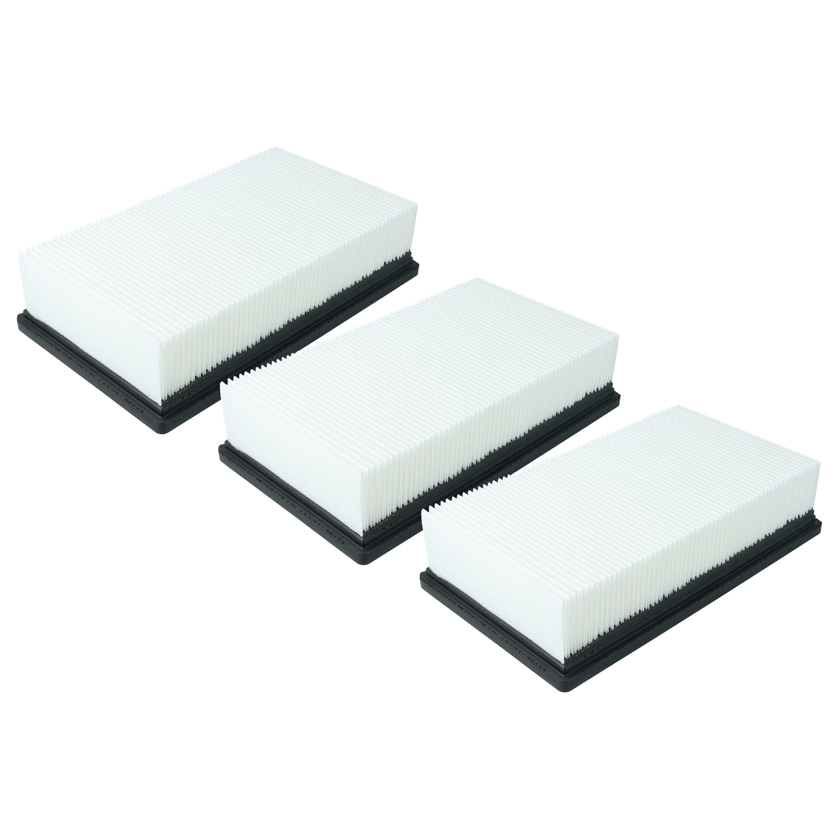 3x Filter L - M als Ersatz für Kärcher 6.907-662.0, 6.904-190.0, 6.904-360.0 für Kärcher Staubsauger