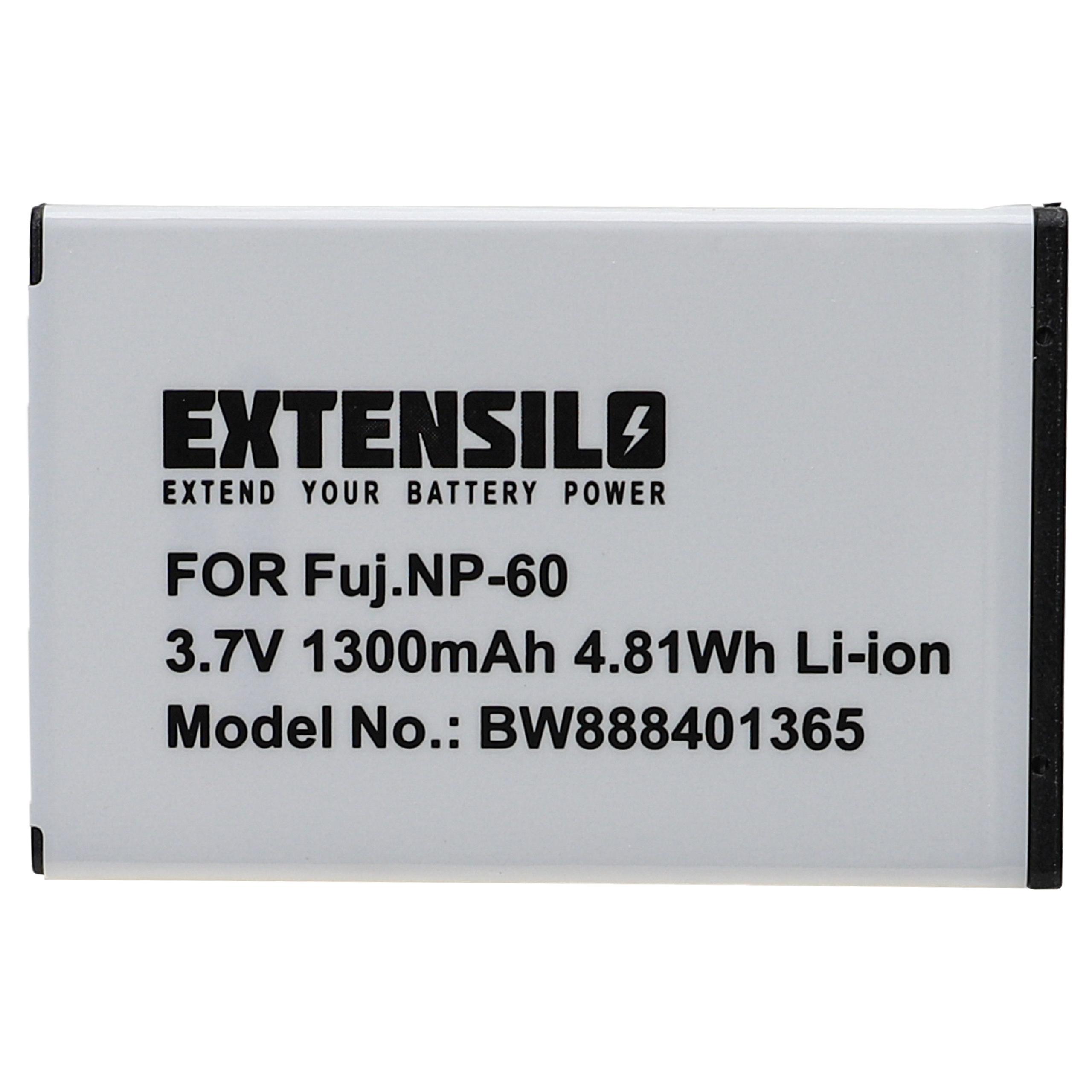 Battery Replacement for Casio NP-30 - 1300mAh, 3.7V, Li-Ion