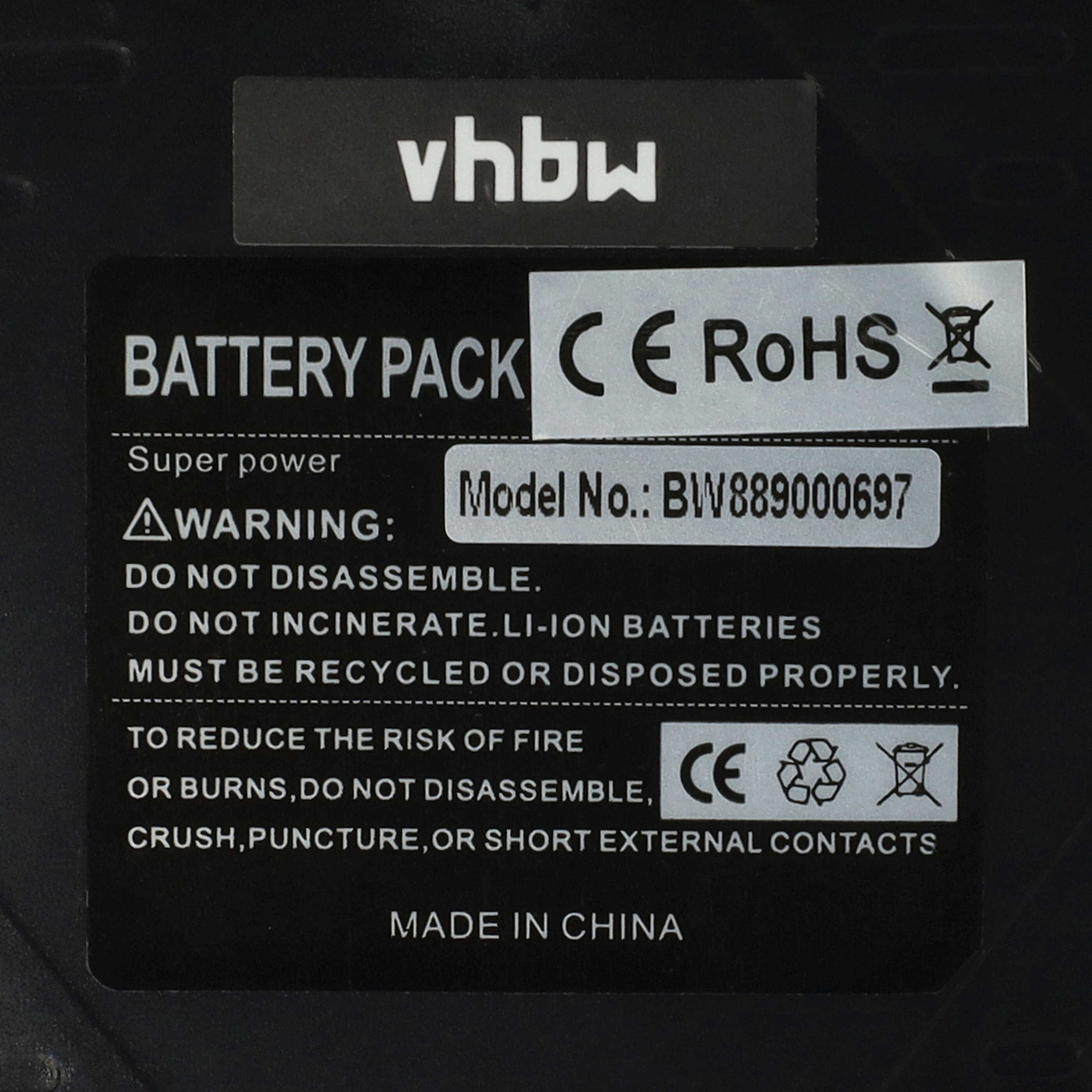 Batteria per aspirapolvere sostituisce Hoover BH15030, BH15030C, BH15040 - 6000mAh, 20V Li-Ion