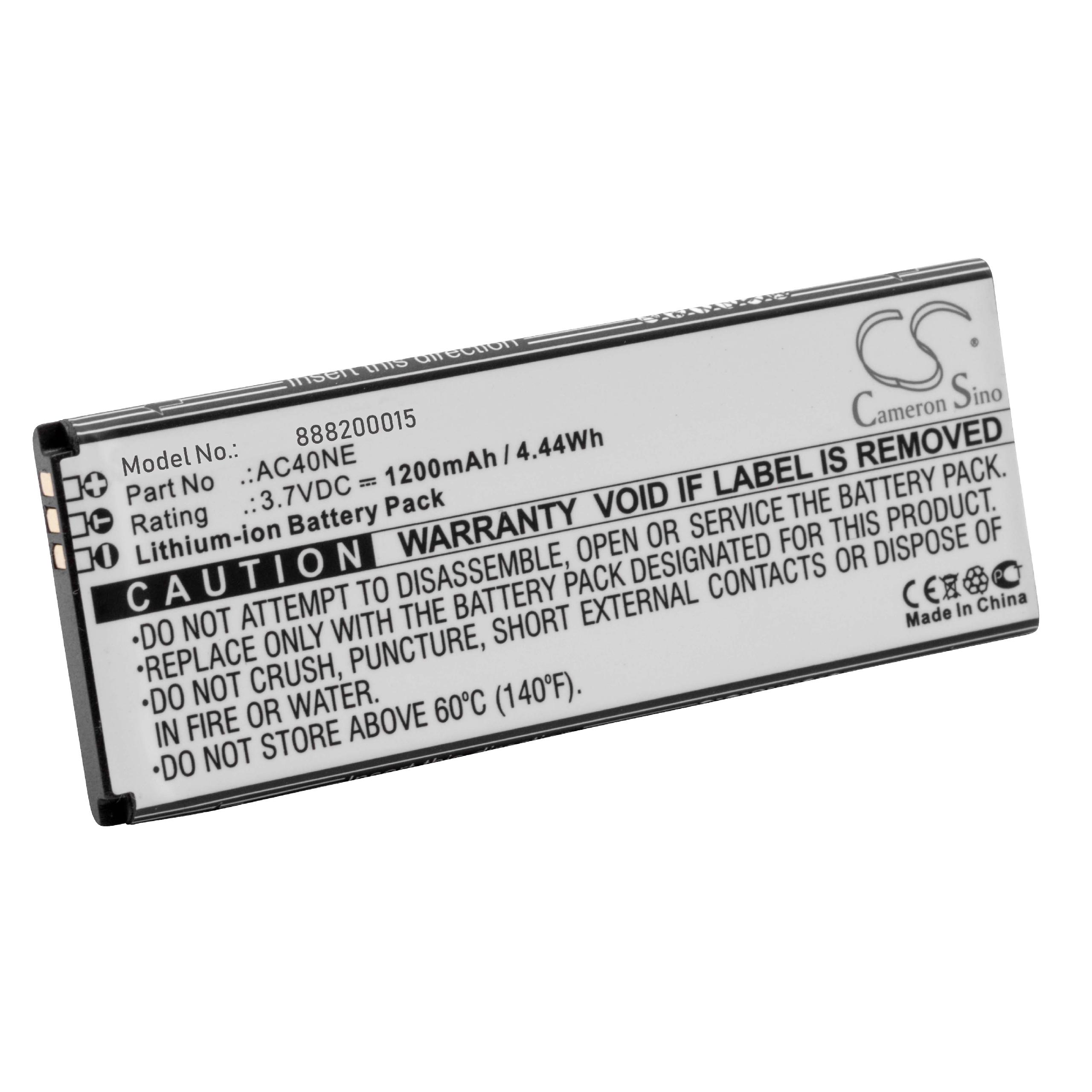 Akumulator do telefonu smartfona zamiennik Archos AC40NE - 1200 mAh 3,7 V Li-Ion