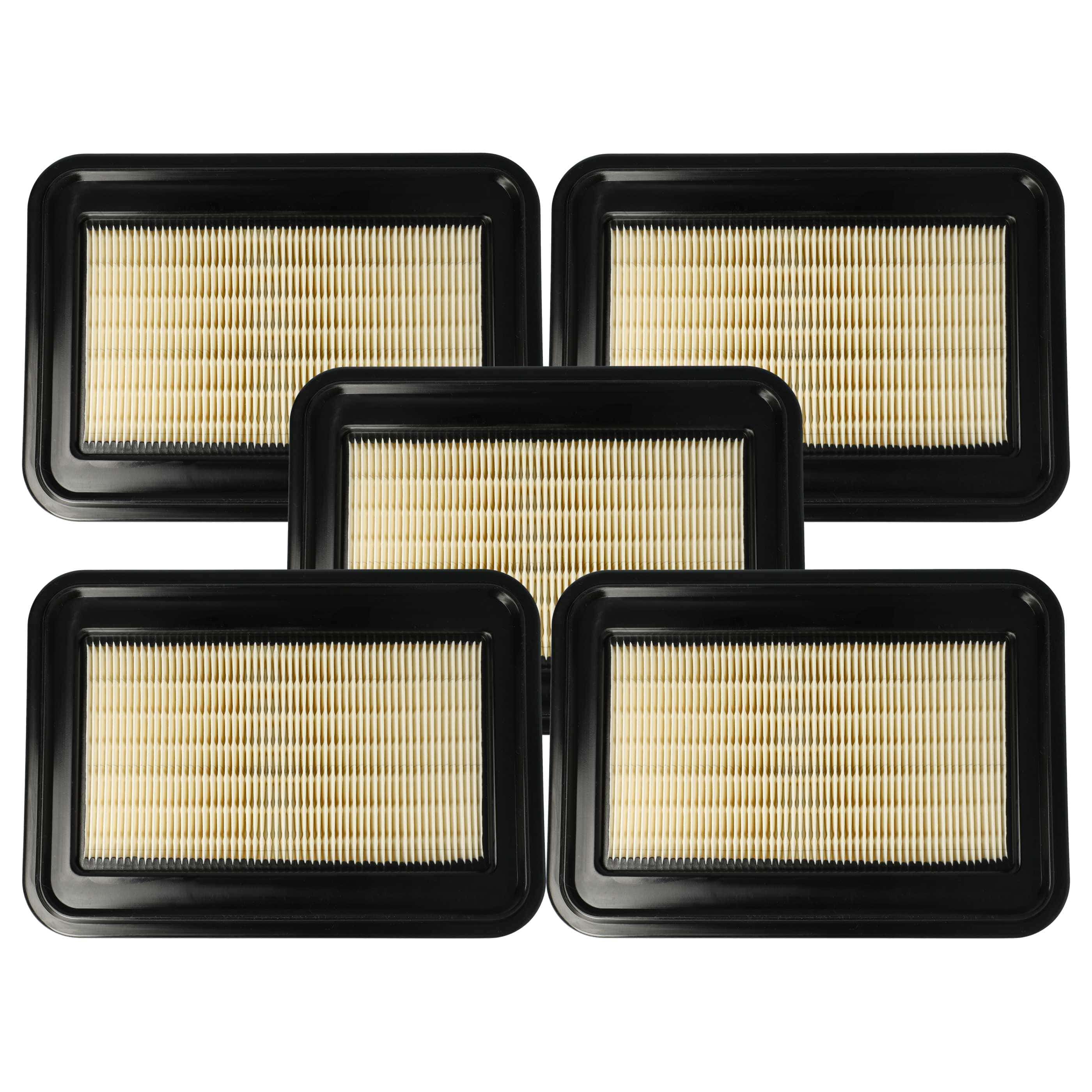 5x flat pleated filter suitable for Flex VCE 33 L AC, VCE 33 M AC, Makita VC4210M, Nilfisk Attix 33 M-H Vacuum Cleaner