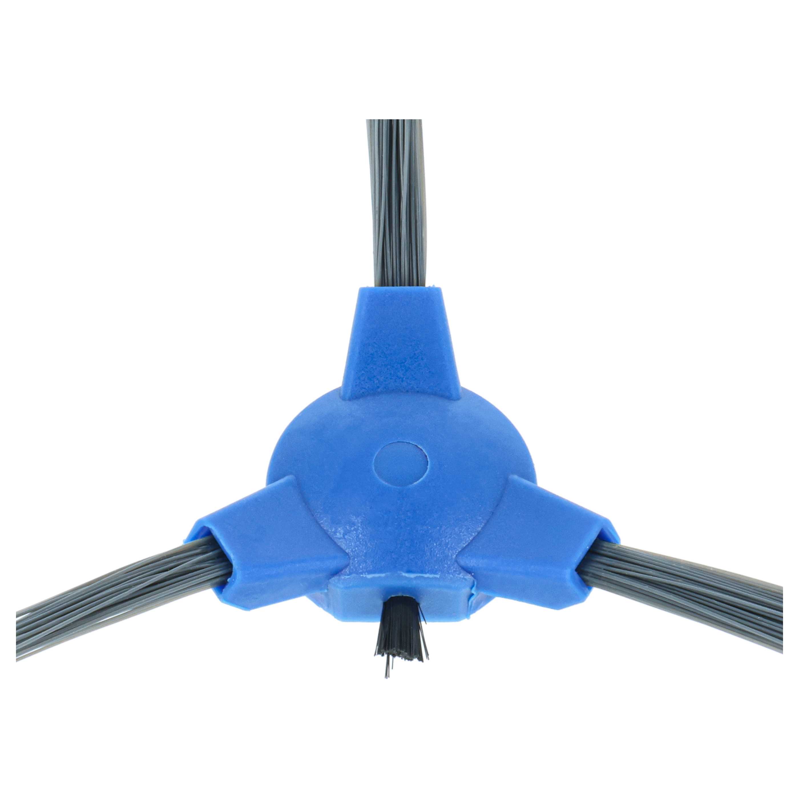 8x Side Brush suitable for Eufy, Tesvor 11S Robot Vacuum Cleaner etc. - 3-armed, black, grey, blue