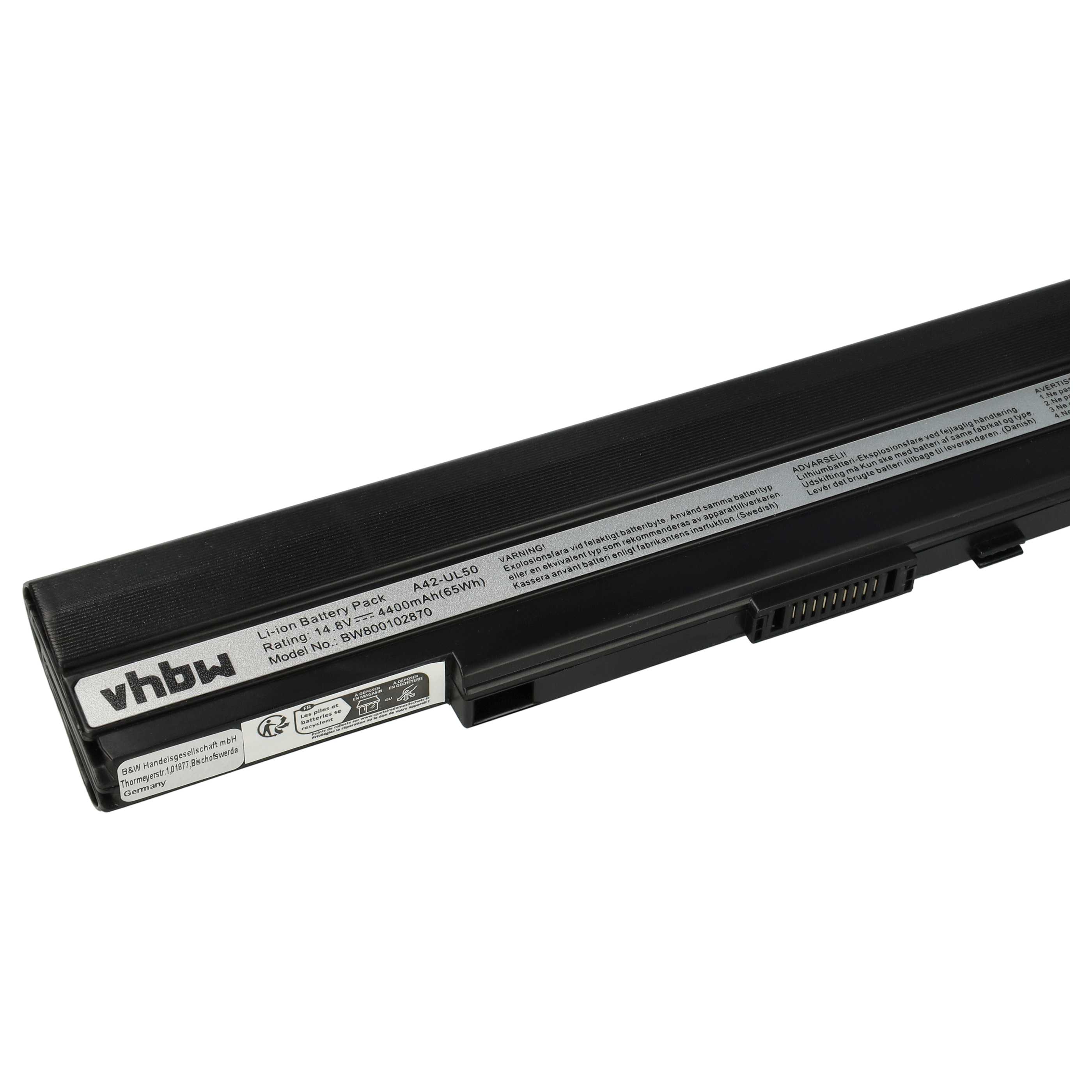 Akumulator do laptopa zamiennik Asus A31-UL50, A32-UL50, A31-UL30, A31-UL80, A32-UL30 - 4400 mAh 14,8 V Li-Ion