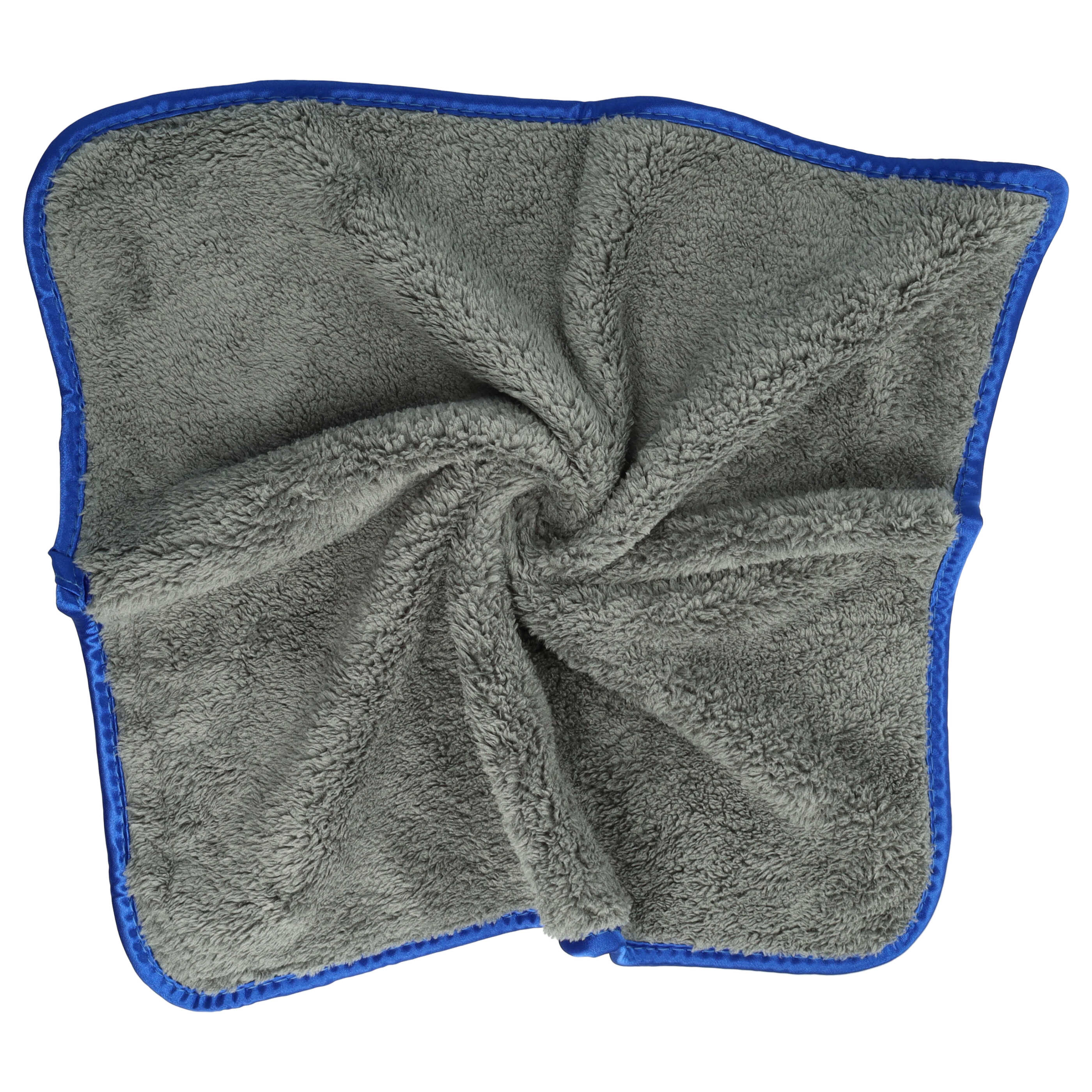 Microfibre Towel Set (3 Part) for Cars and Motorcycles - 40 x 40 cm, Reusable, Blue, Dark Grey