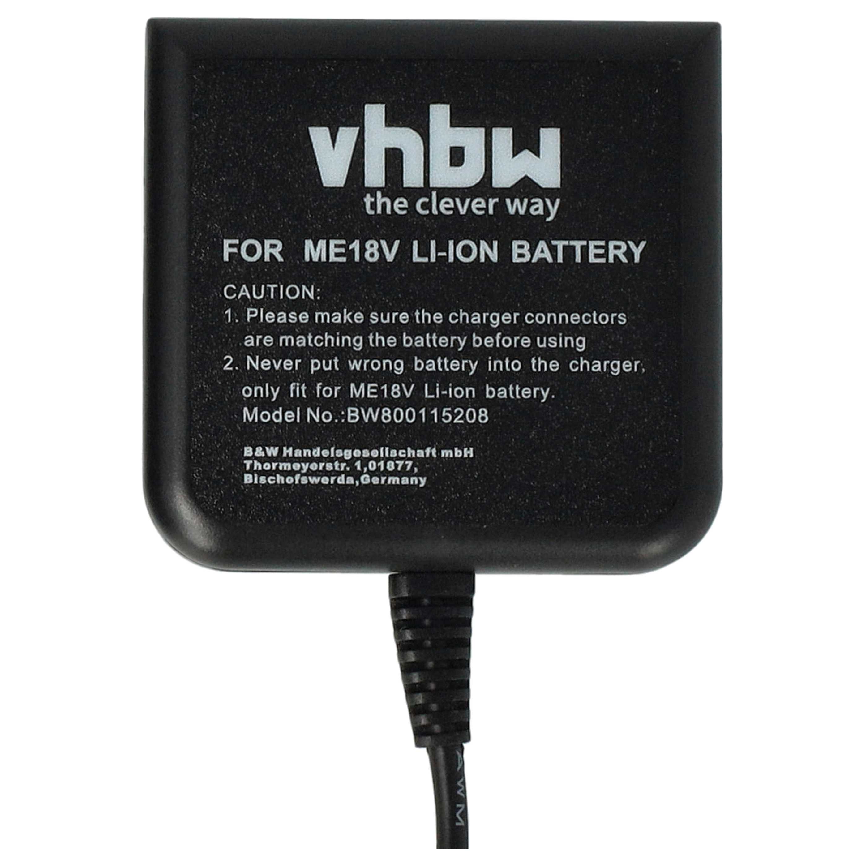 Chargeur pour batterie d'outil électrique Metabo, BS 18 LT