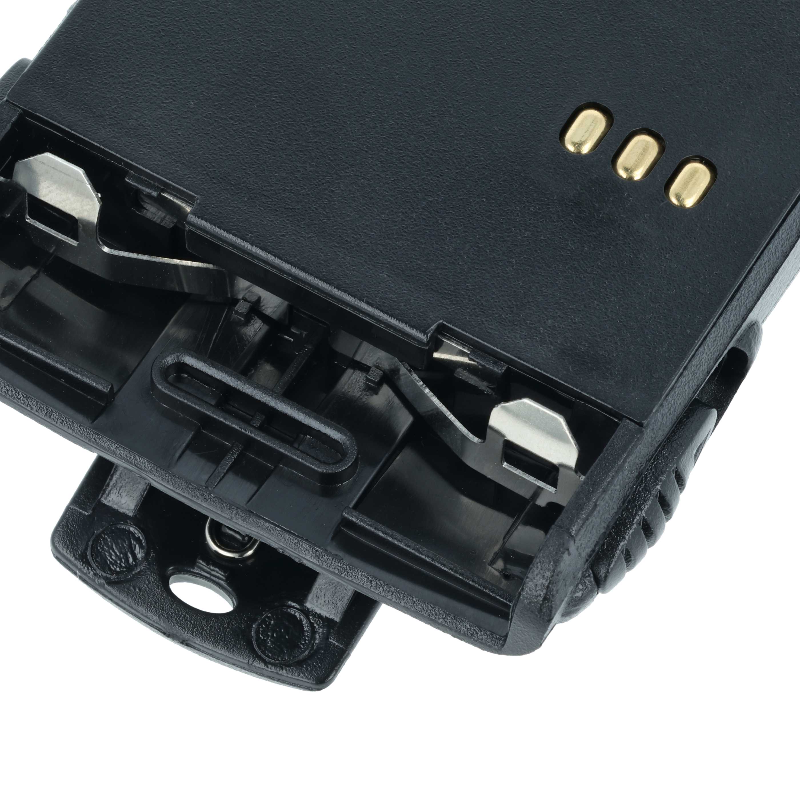 Radio Battery replaces Huntec PB200, PB-CT, LB-62L, PB-72L, LB-38L, PB400 - 1200 mAh 7.4 V Li-Ion + Belt Clip
