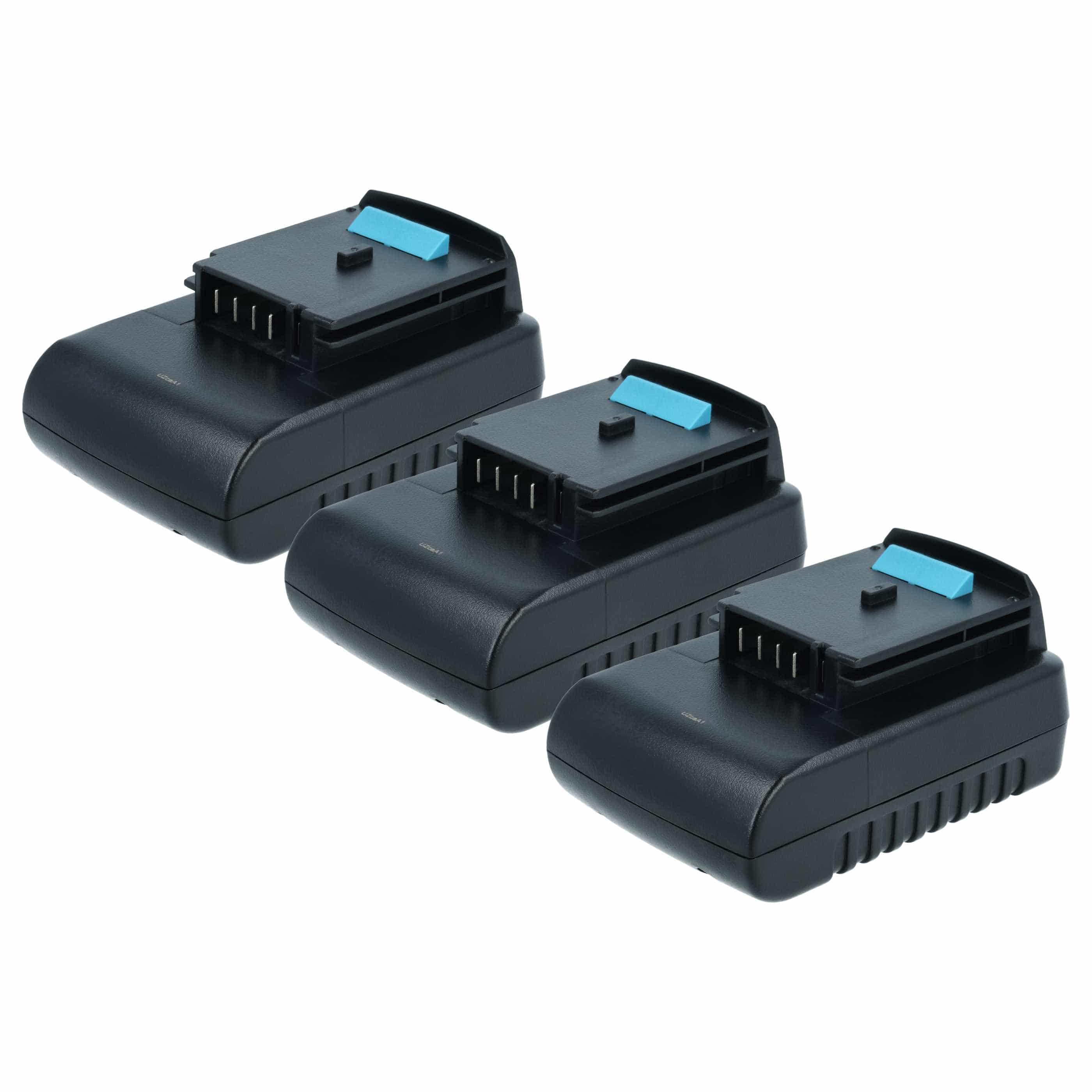3x Battery replaces Black & Decker A1514L Electric Power Tool - 1500 mAh, 14.4 V, Li-Ion