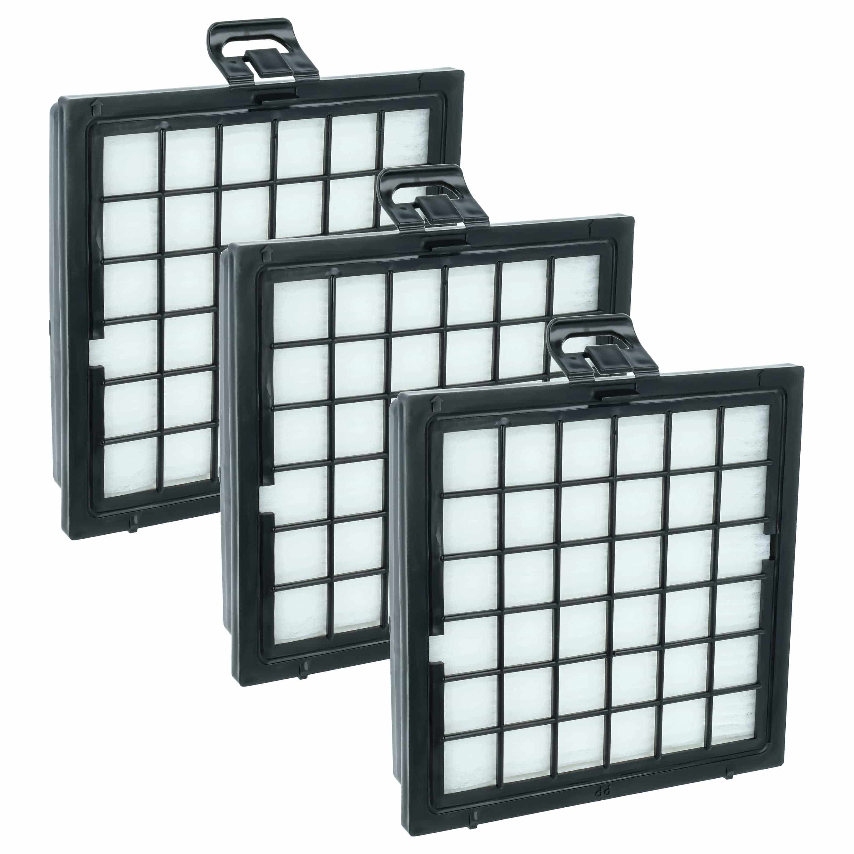 3x Filter replaces BBZ151HF, 00483774, 00461667, 00578732, 00576093, 00650304 for Bosch Vacuum Cleaner