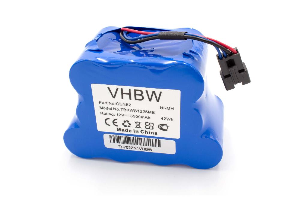 Batteria sostituisce Ecovacs CEN82 per robot aspiratore Ecovacs - 3500mAh 12V NiMH blu