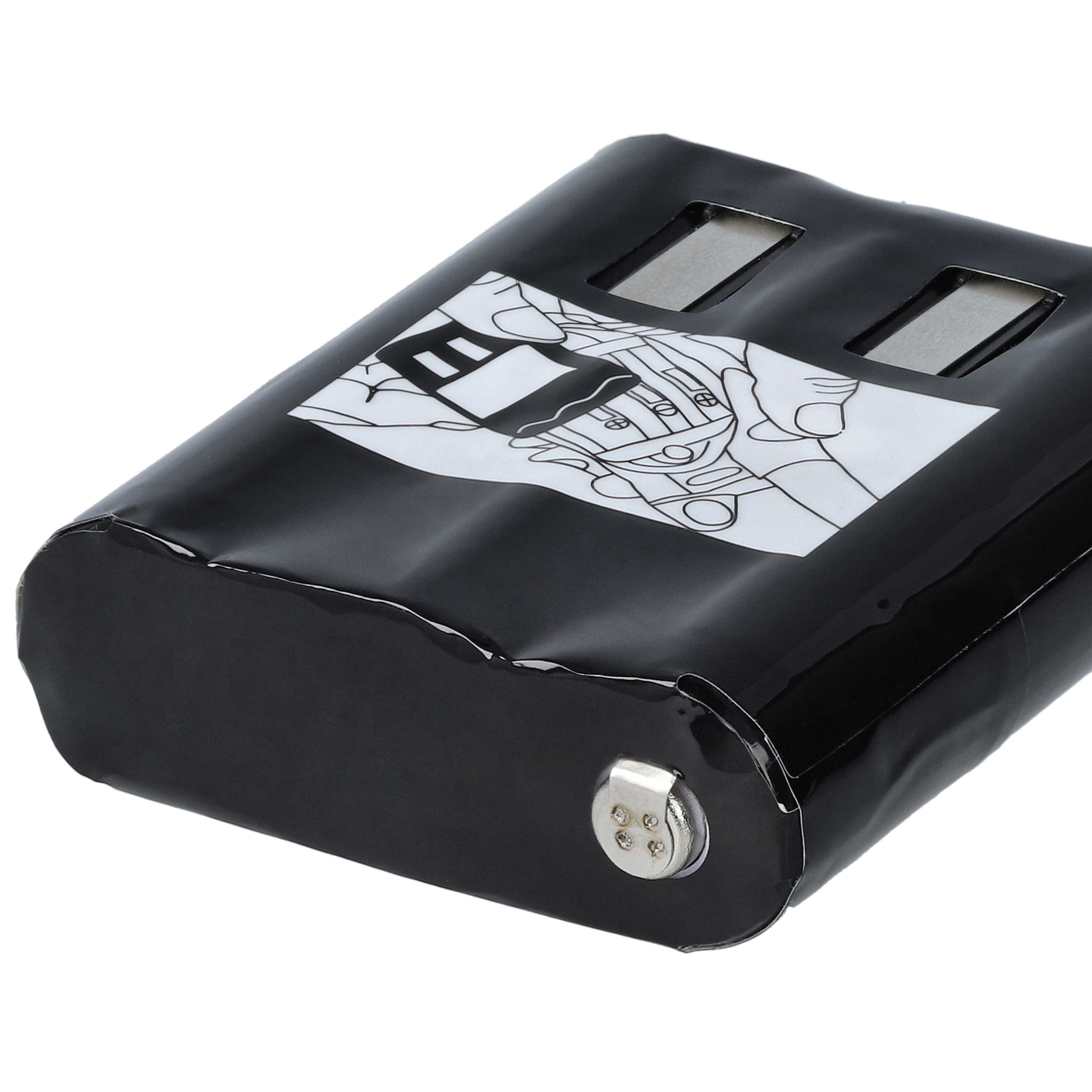 Radio 10x Battery replaces Motorola 4002A, 56315, AP-4002, AP-4002H, 1532, 53615 - 1500 mAh 3.6 V NiMH