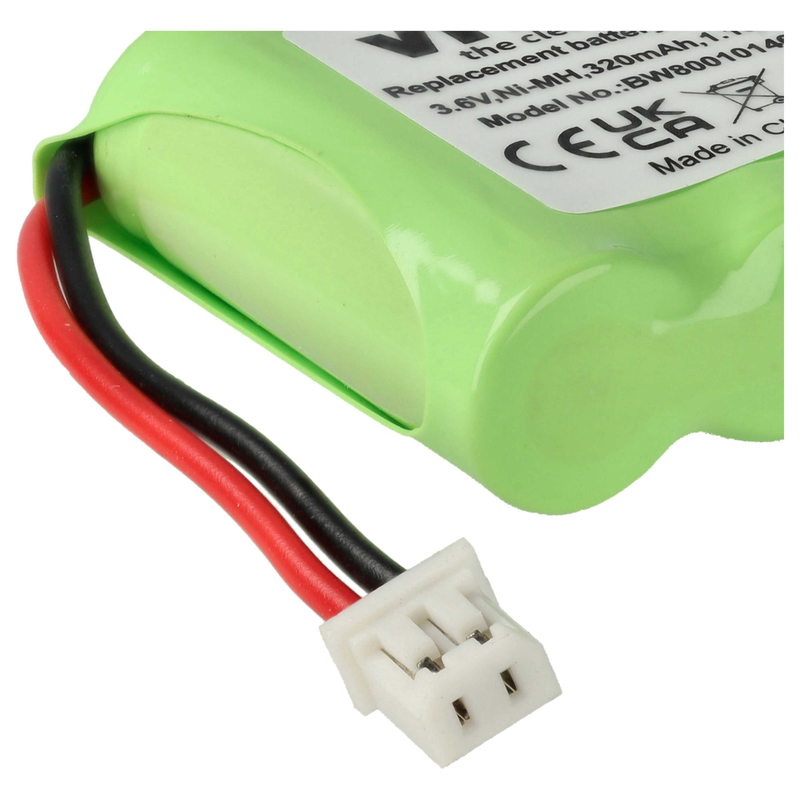 3x Batteries remplace Loewe LT2130 pour téléphone MBO - 320mAh 3,6V NiMH