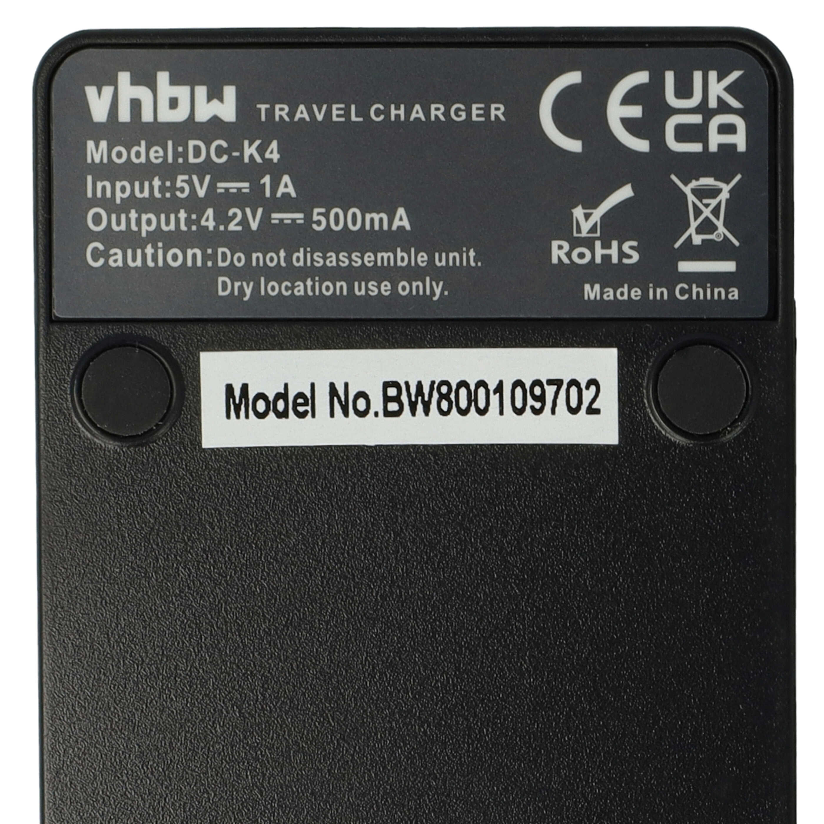 Akku Ladegerät passend für Canon NB-9L Kamera u.a. - 0,5 A, 4,2 V