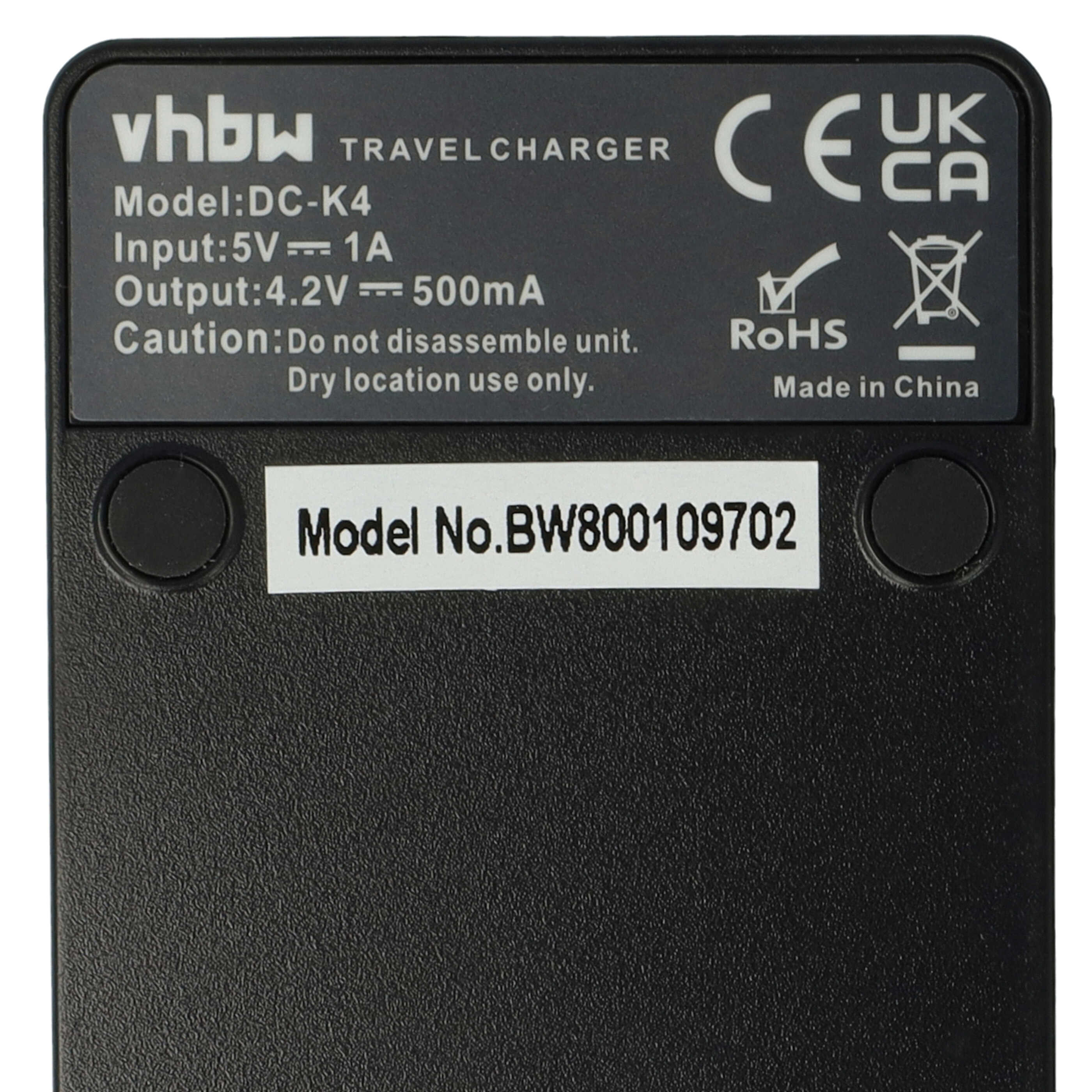 Battery Charger suitable for Canon NB-9L Camera etc. - 0.5 A, 4.2 V