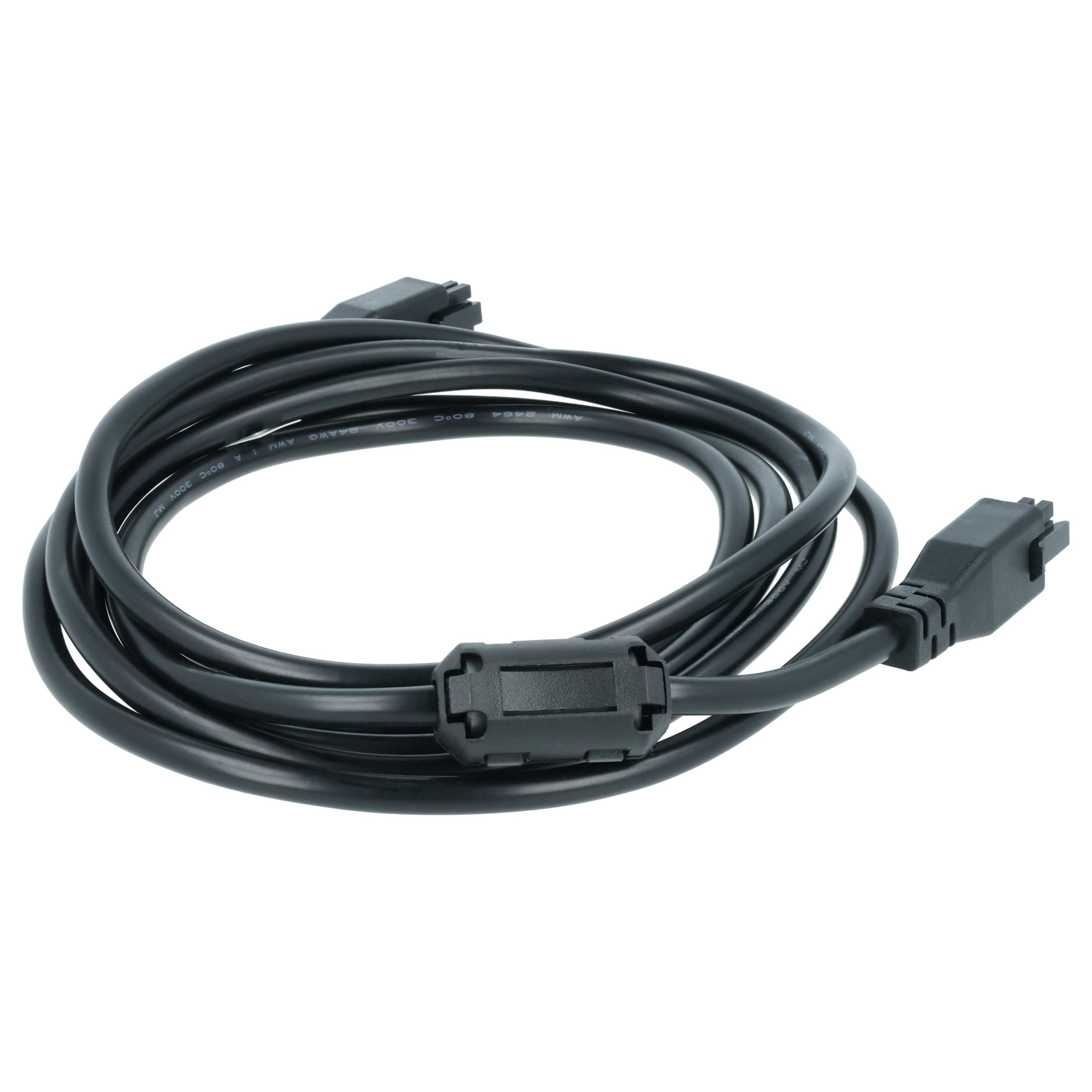 Cable AMS de 6 polos para impresoras 3D Bambu Lab P1P, P1S, X1 - Cable BUS con filtro EMI, 2 m, negro