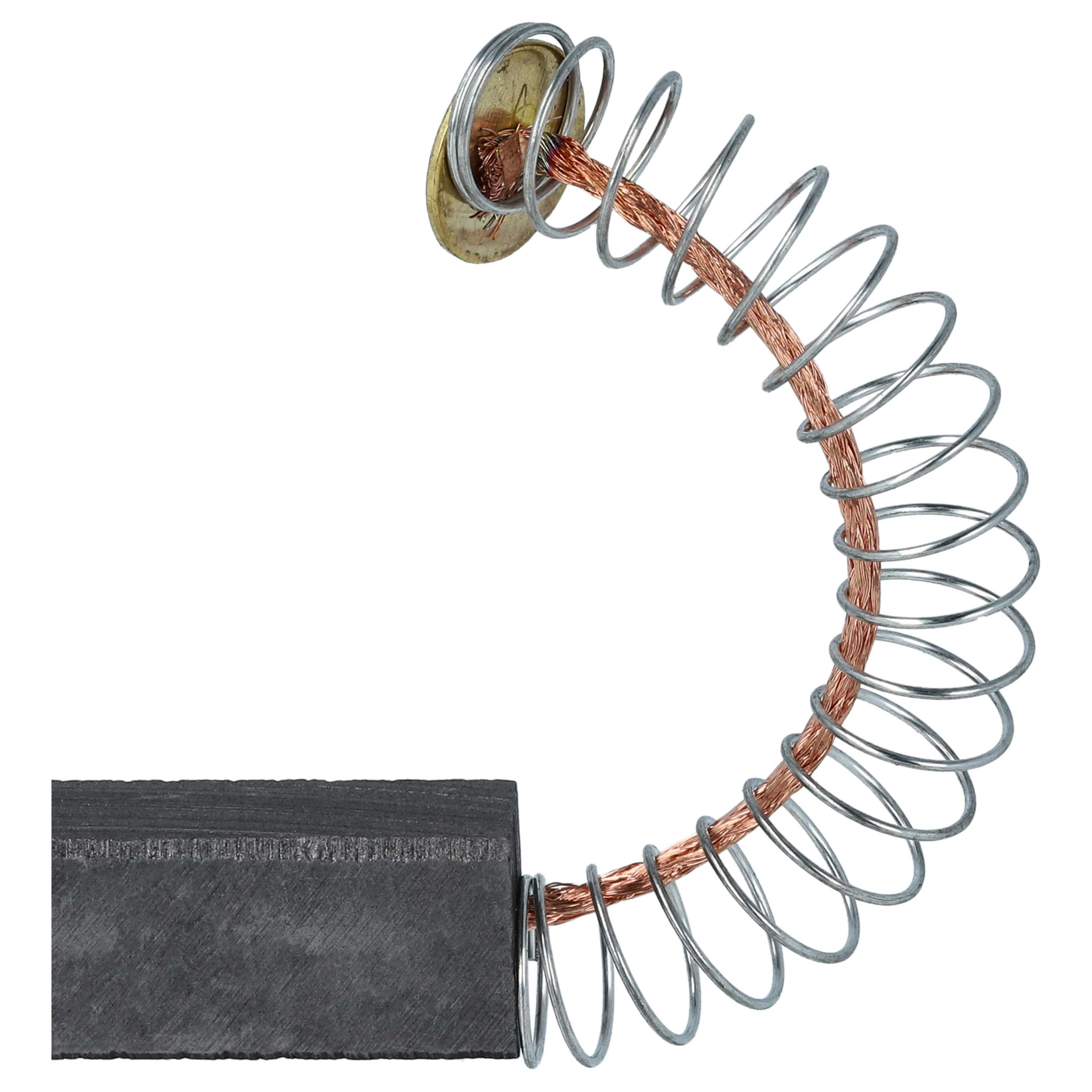 2x escobilla de carbón reemplaza Miele 1842480, 3026790 para lavadora - 37 x 10 x 6,3 mm