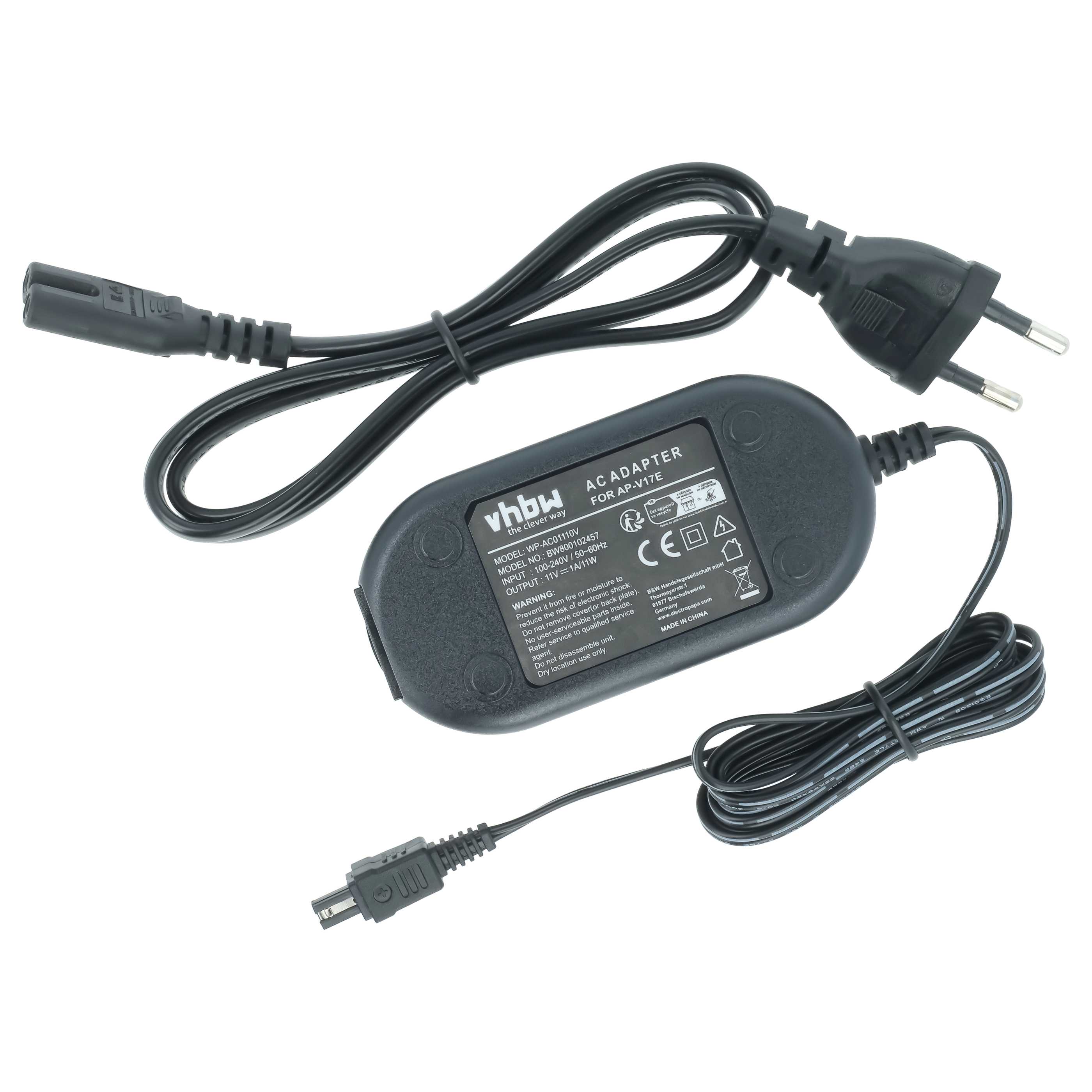 Power Supply replaces AP-V14E AP-V14U AP-V16 AP-V15 AP-V15E AP-V17 AP-V15U AP-V16E for Camera - 2 m 1.0 A