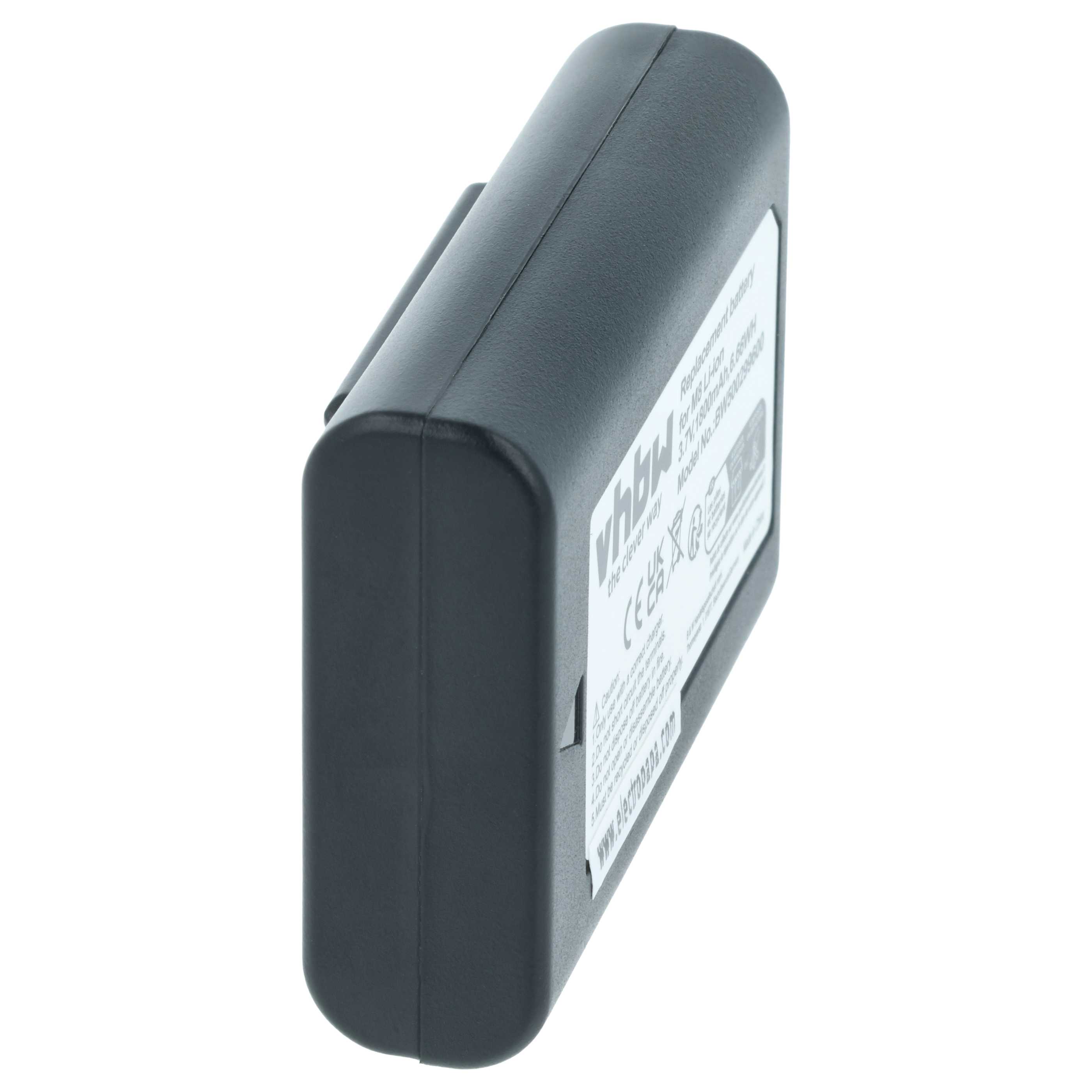 3x Battery replaces Leica BLI-312, 14464, BP-SCL1 - 1800mAh, 3.7V, Li-Ion