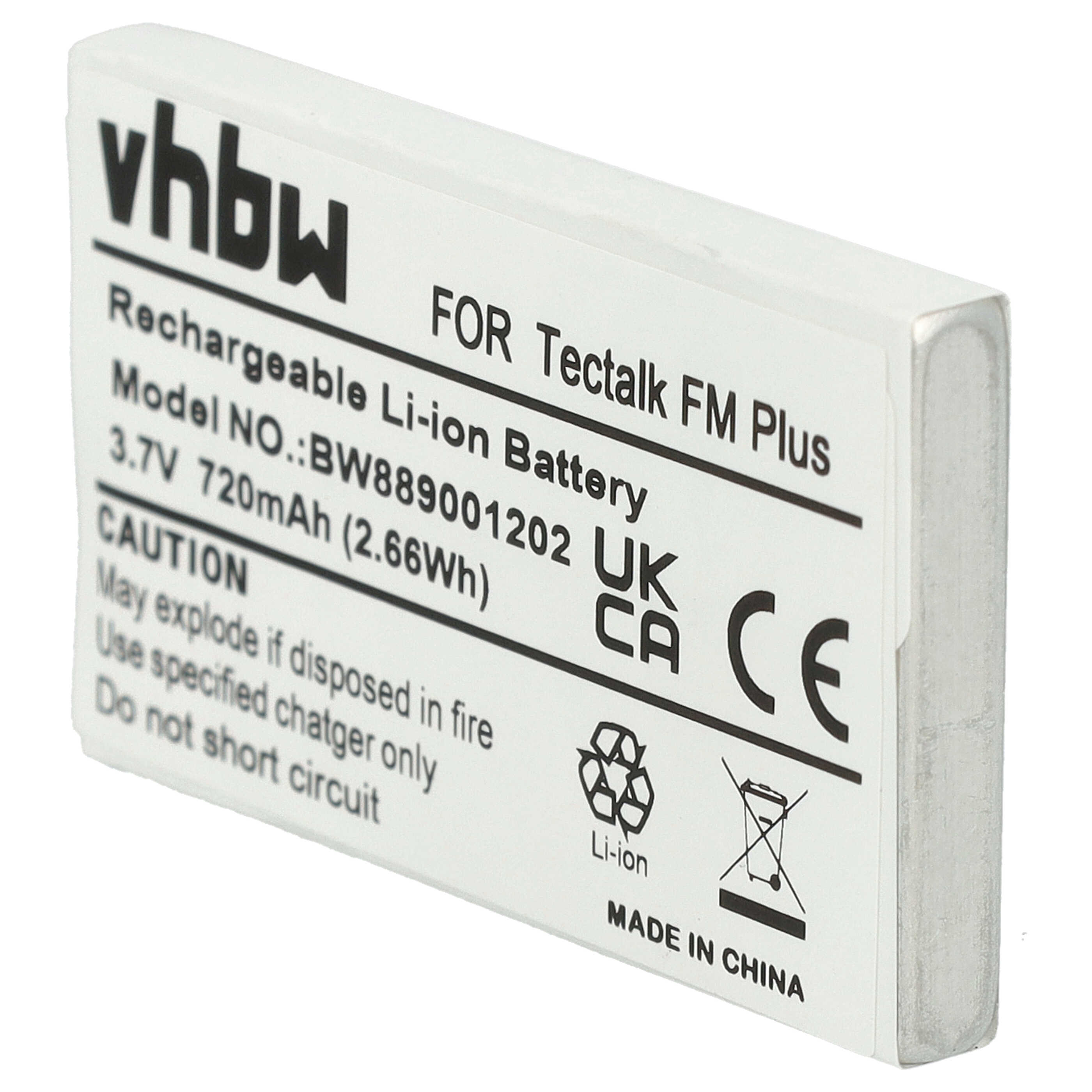 Radio Battery replaces Albrecht BLN-3746 - 720 mAh 3.7 V Li-Ion