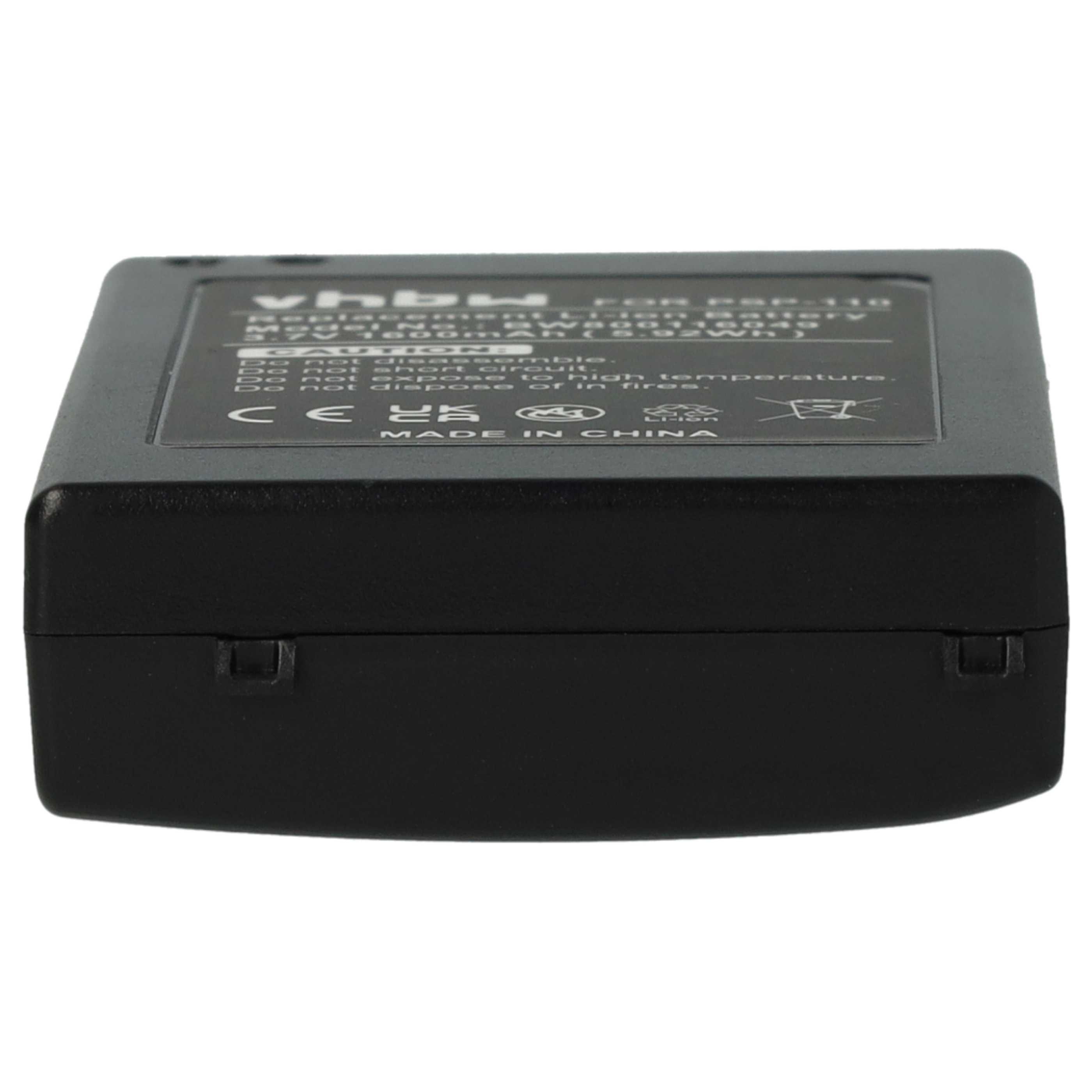 Games Console 2x Battery replaces Playstation Portable PSP-280G, PSP-110 - 1600 mAh 3.7 V Li-Ion