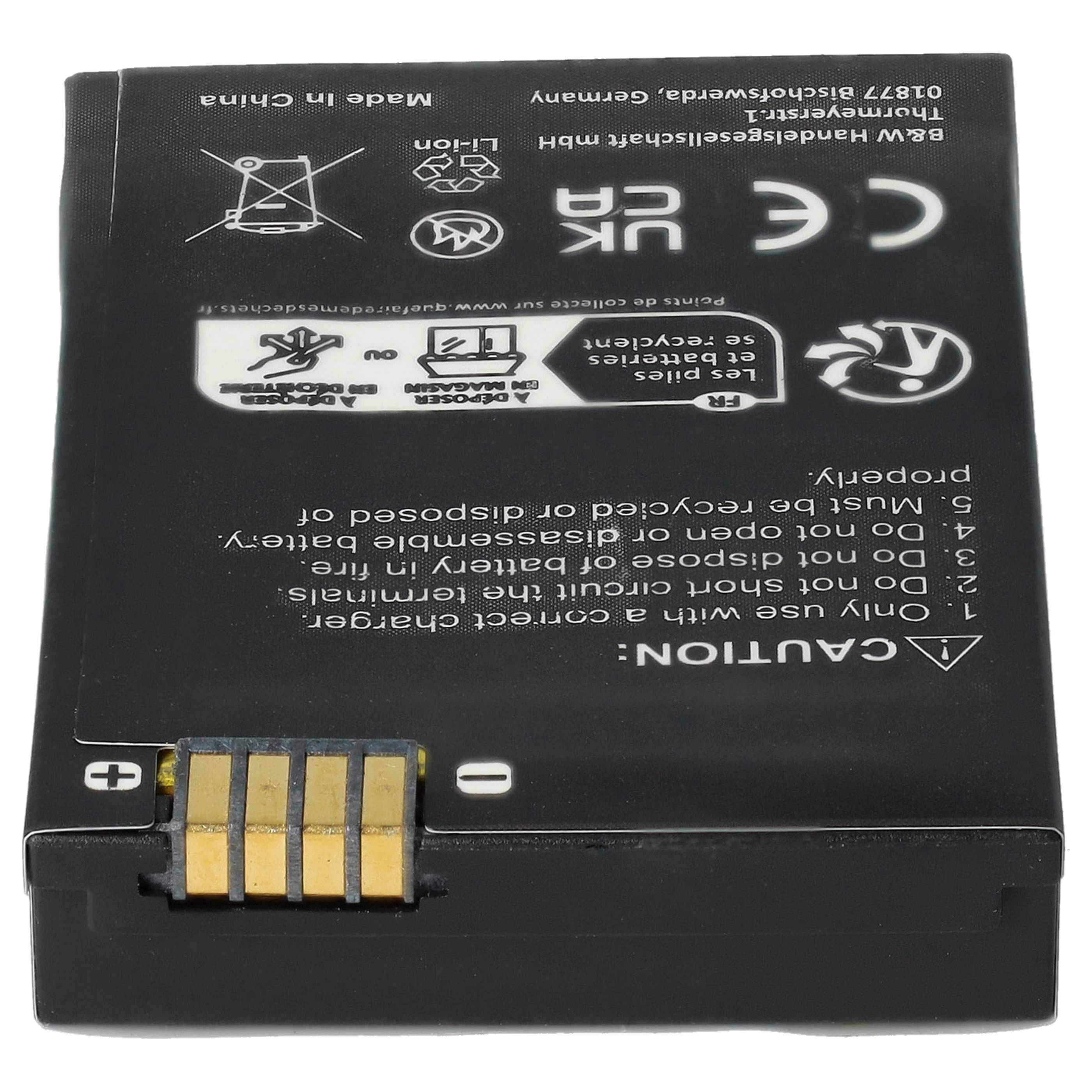 Radio 5x Battery replaces Motorola BT90, HKNN4013A, HKLN4440B, BT110, BT60, HKNN4013B - 1800 mAh 3.7 V Li-Ion